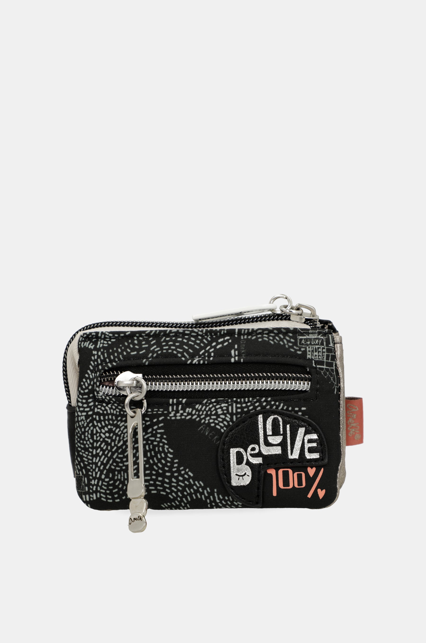 Porte-monnaie triple compartiment Nature Sixties