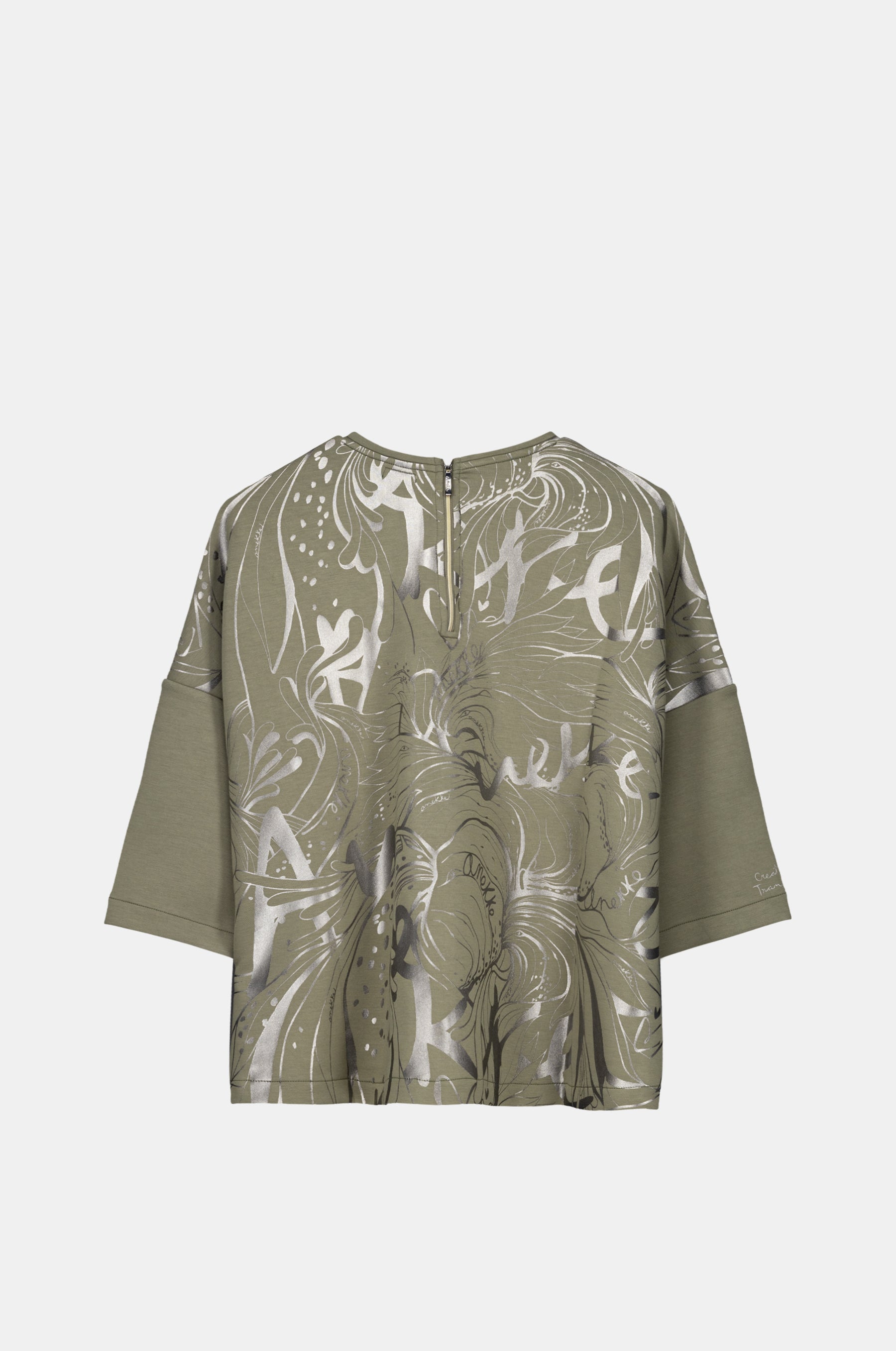 Sweat-shirt vert logo