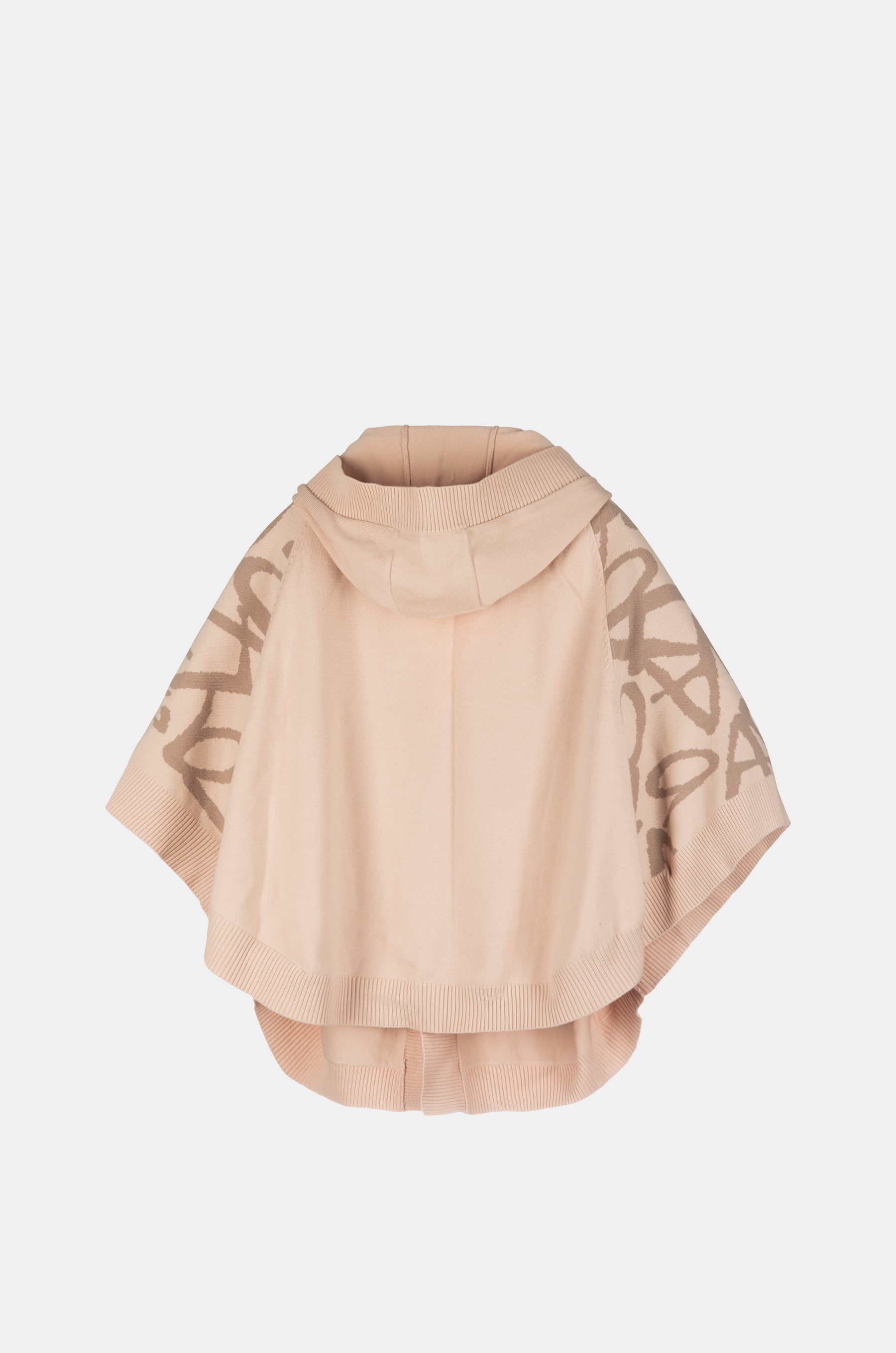 Veste beige style poncho