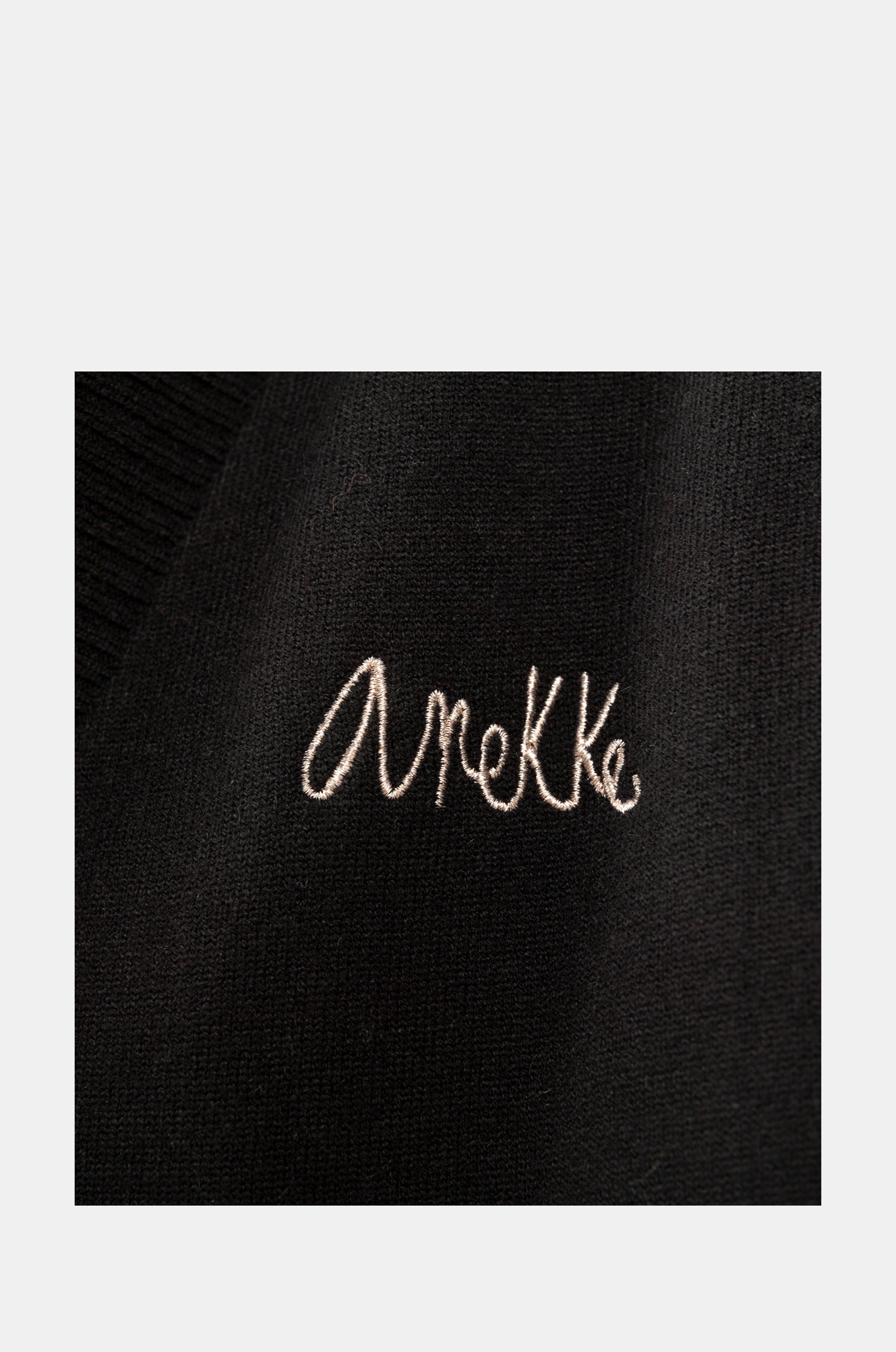 Veste noire style poncho
