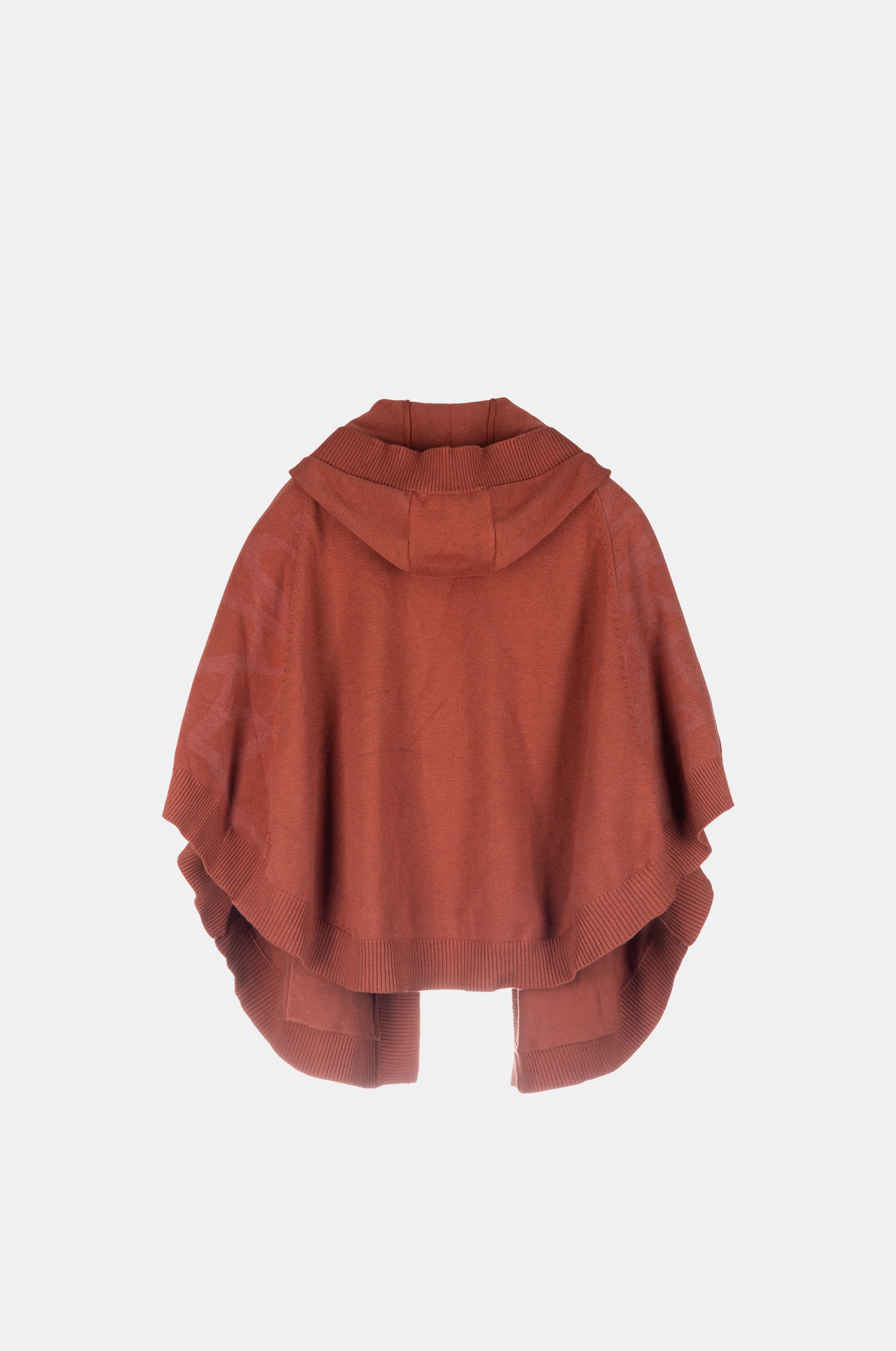 Veste rouge style poncho