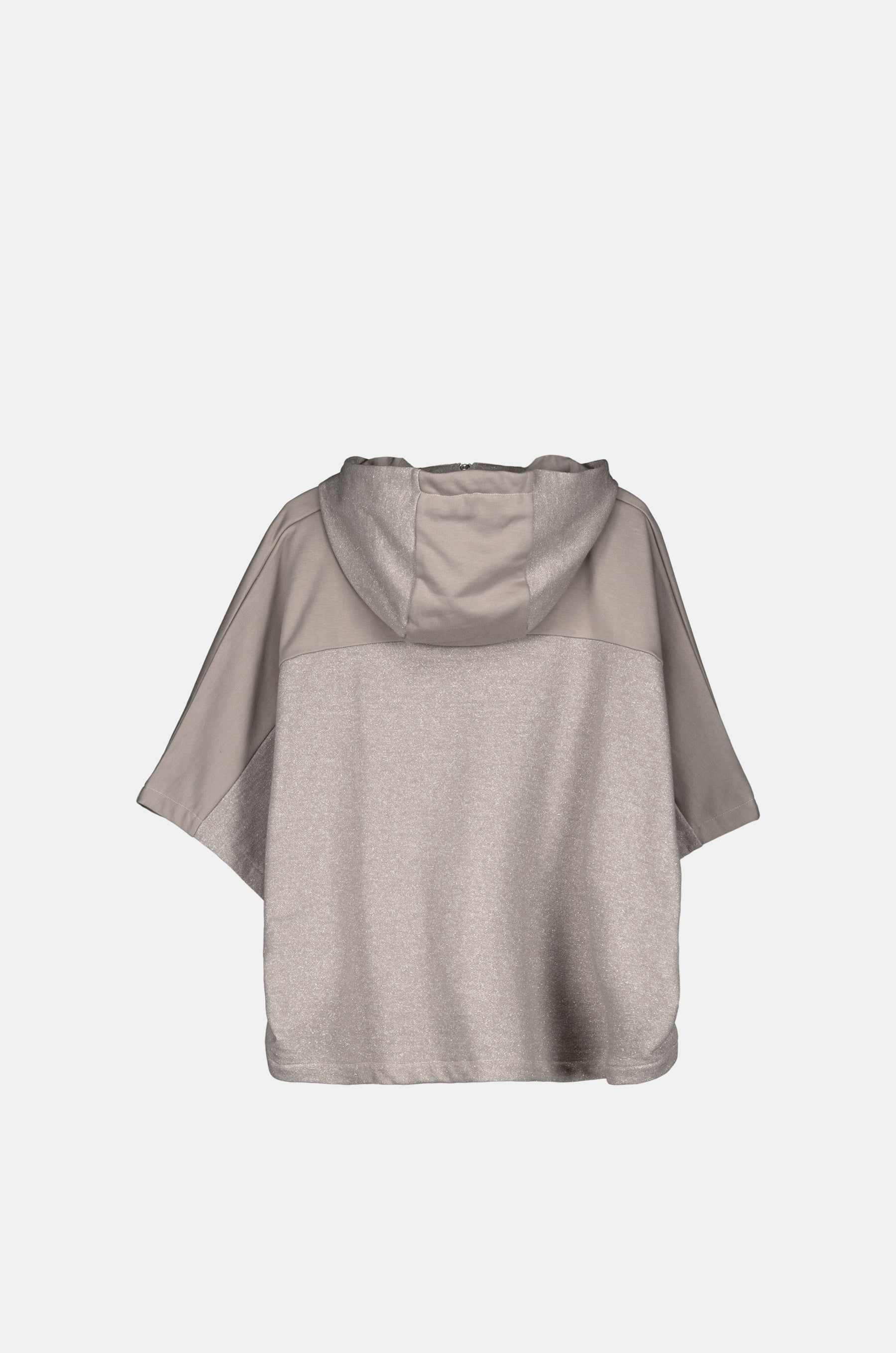 Sweat-shirt style cape