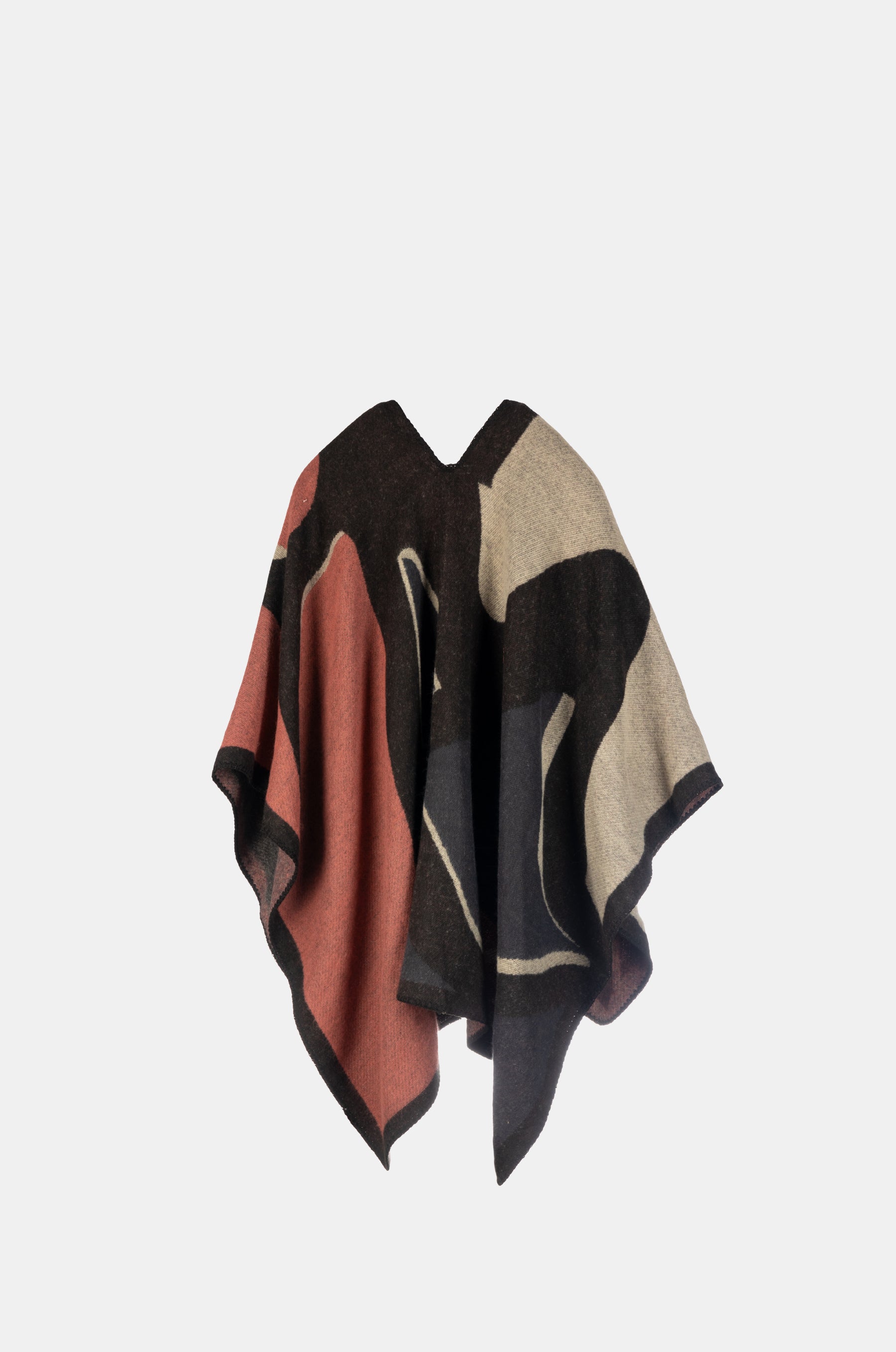 Poncho imprimé Anekke