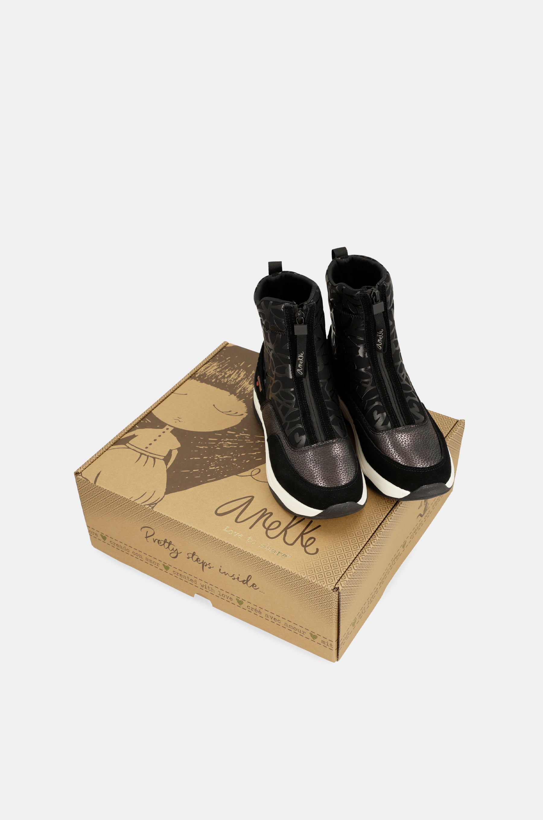 Baskets montantes Dressy, noir