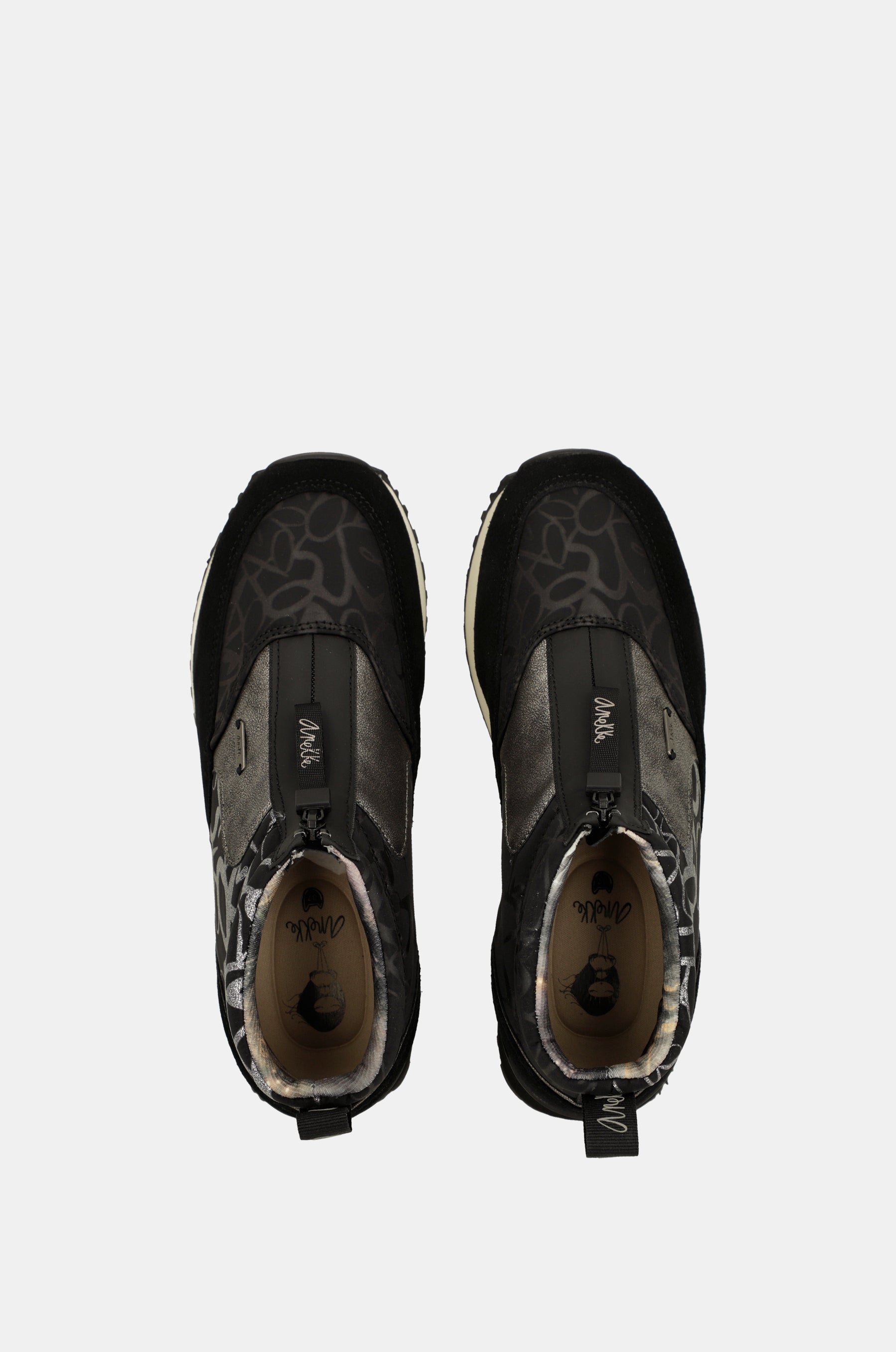 Baskets montantes Trendy, noir