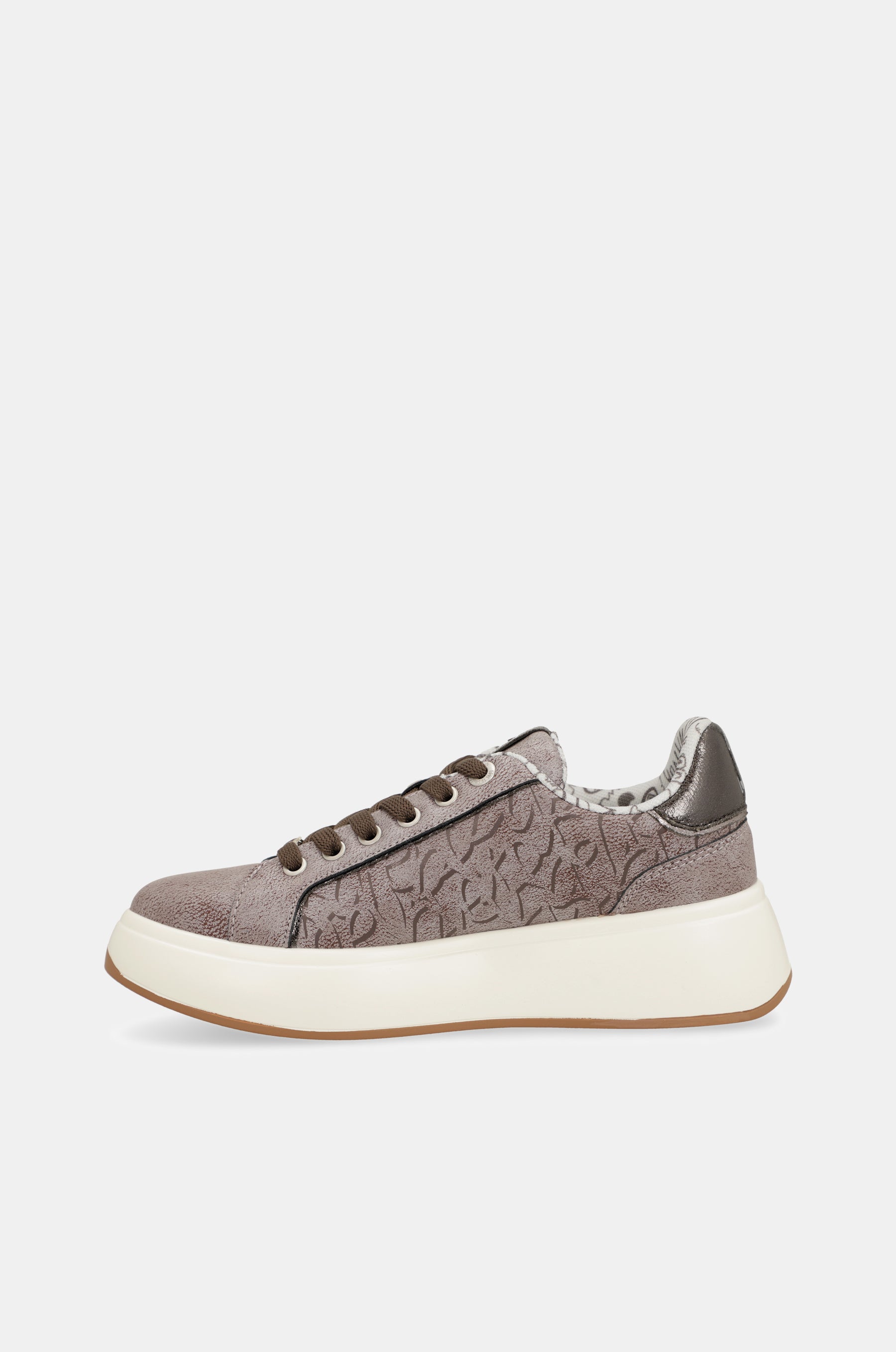 Baskets style casual, écru