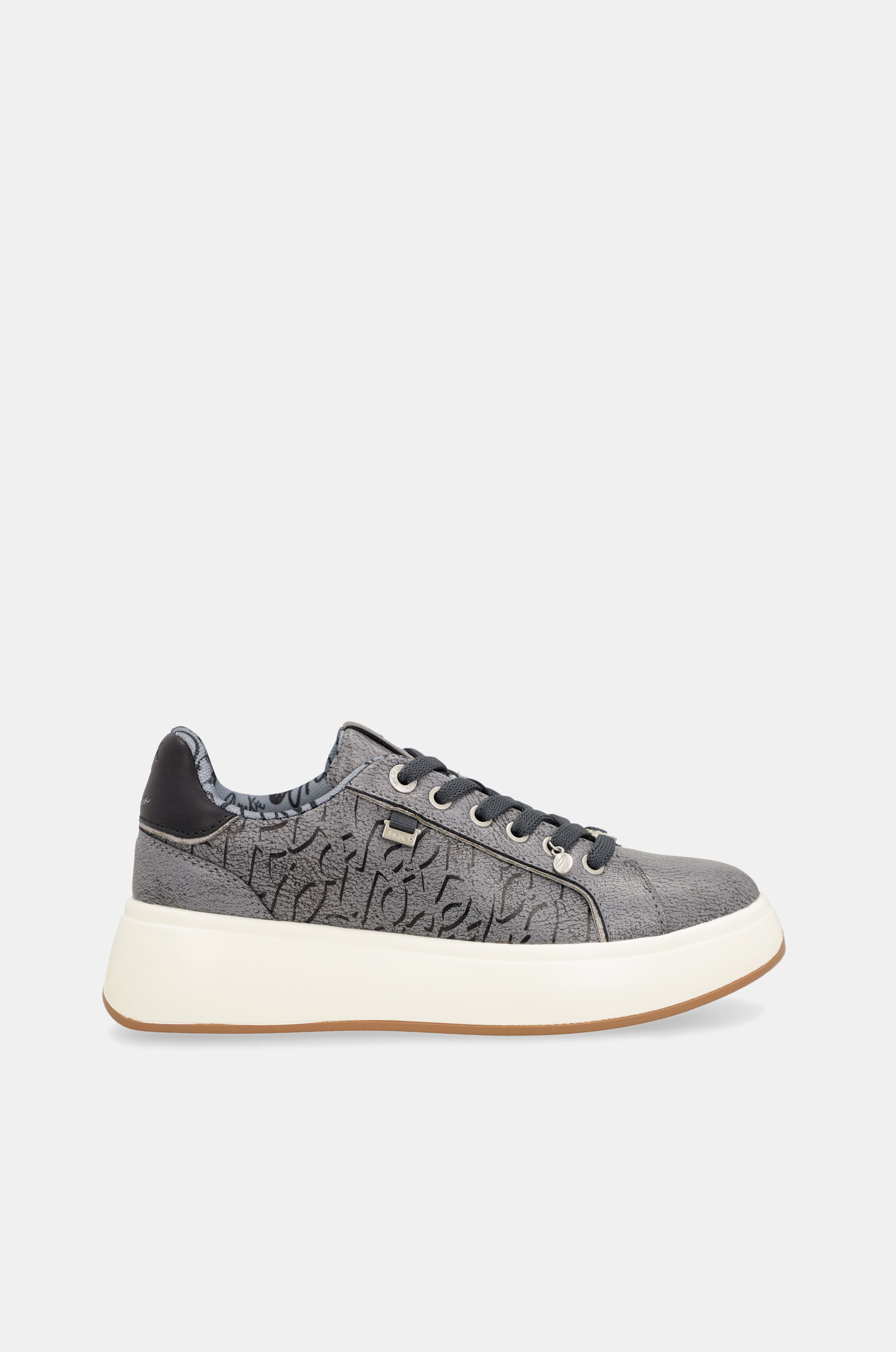Baskets style casual, bleu