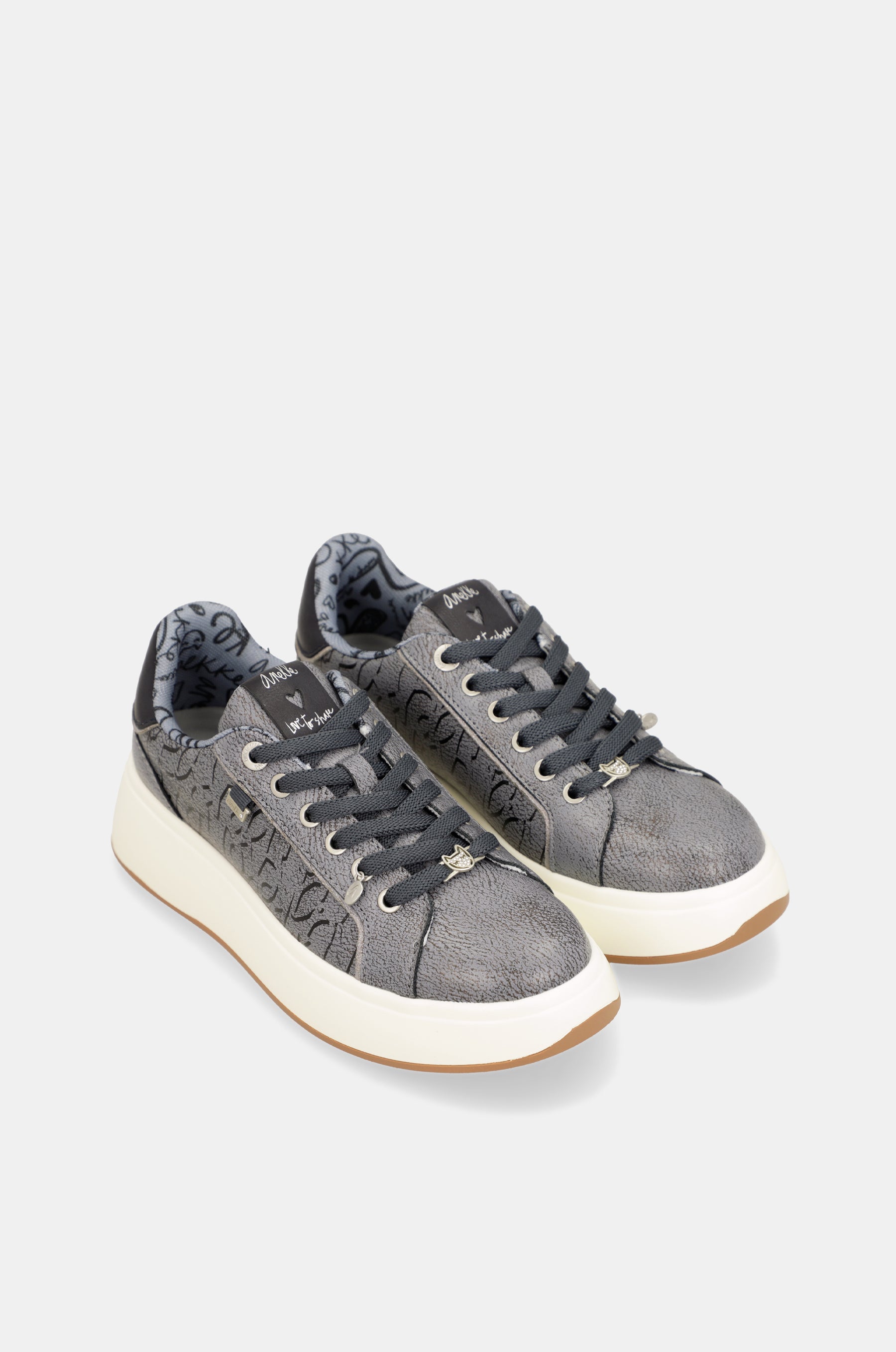 Baskets style casual, bleu