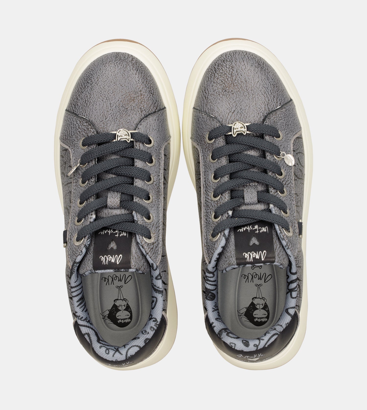 Baskets style casual, bleu