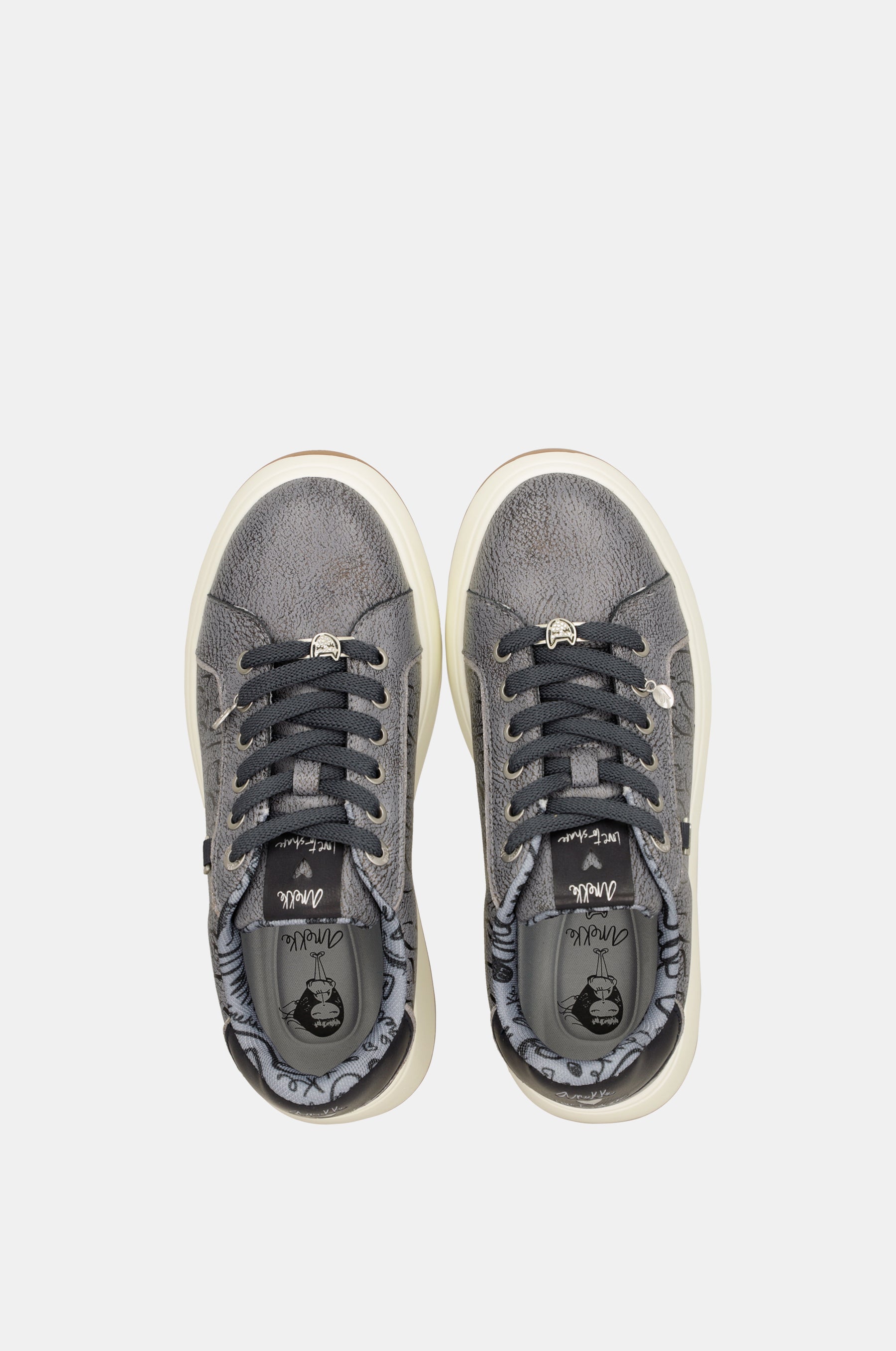 Baskets style casual, bleu