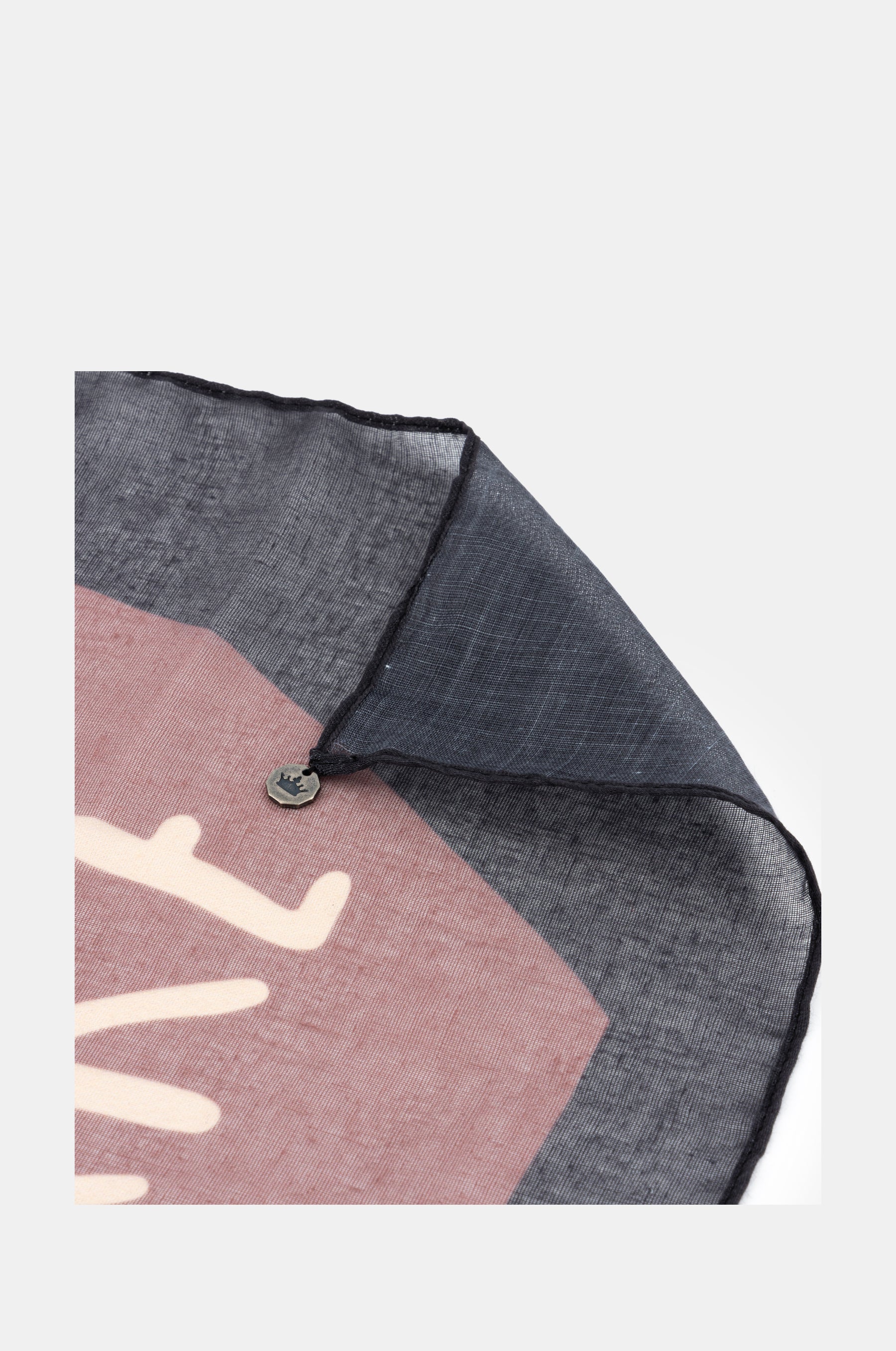 Foulard Heartbeat, noir