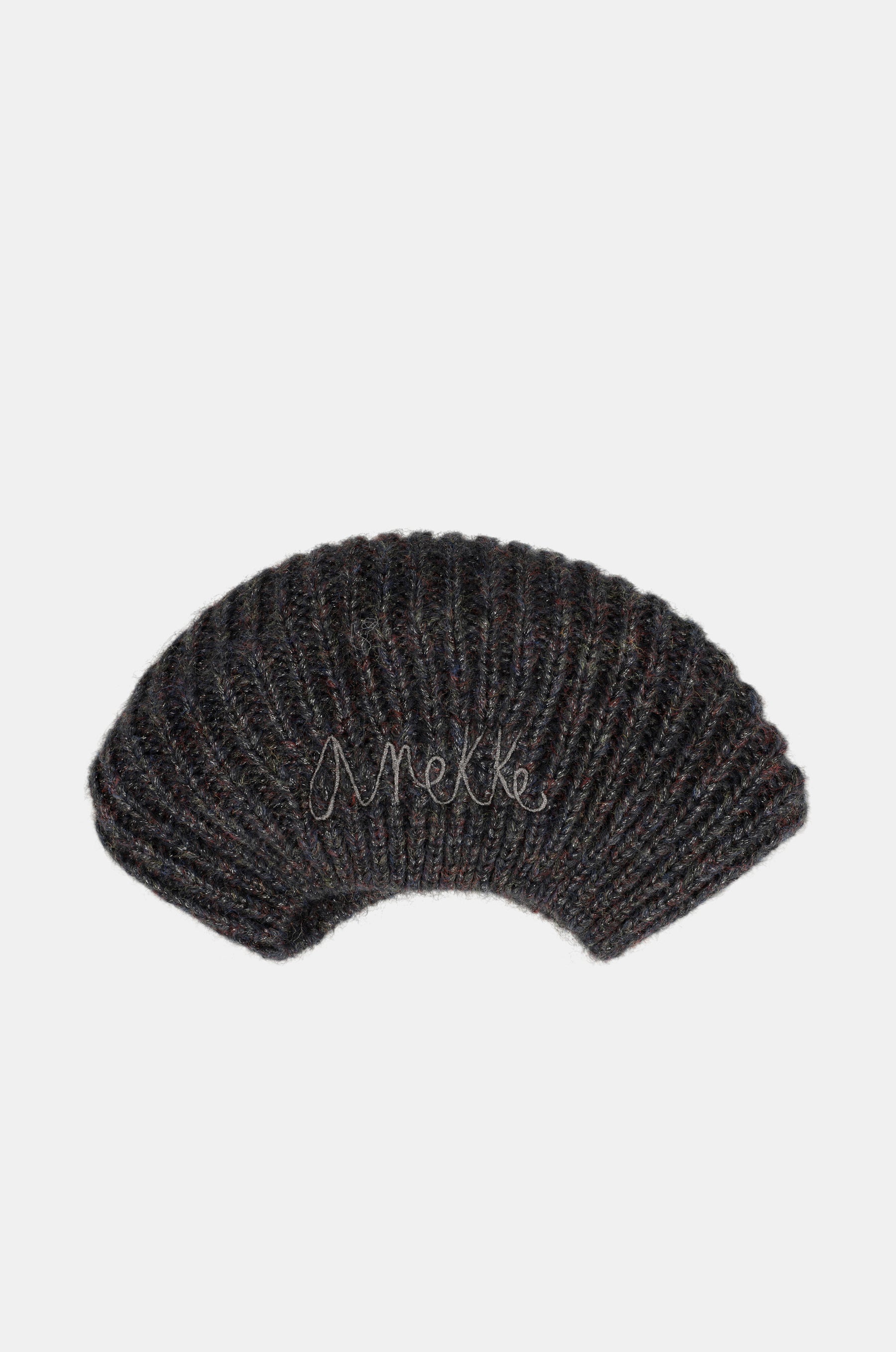 Béret en maille, noir