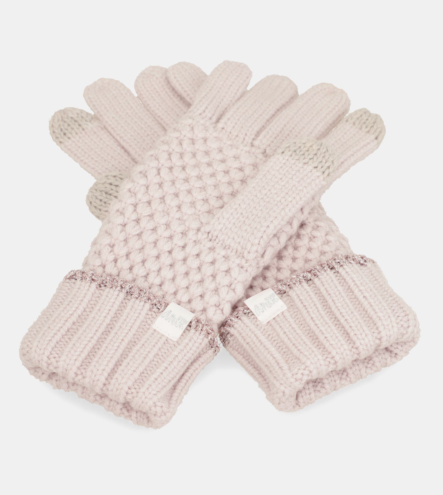 Gants en maille, rose