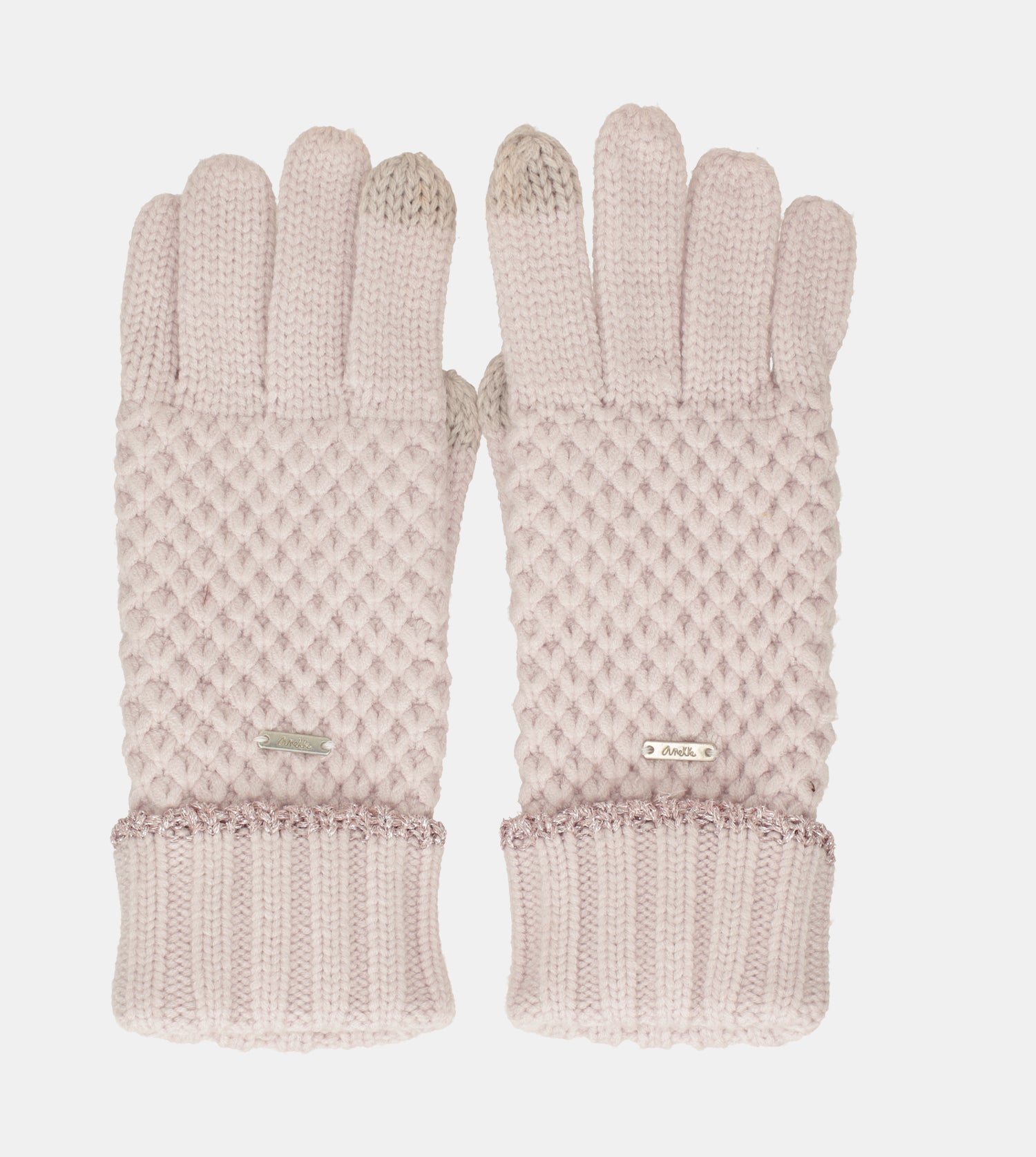 Gants en maille, rose