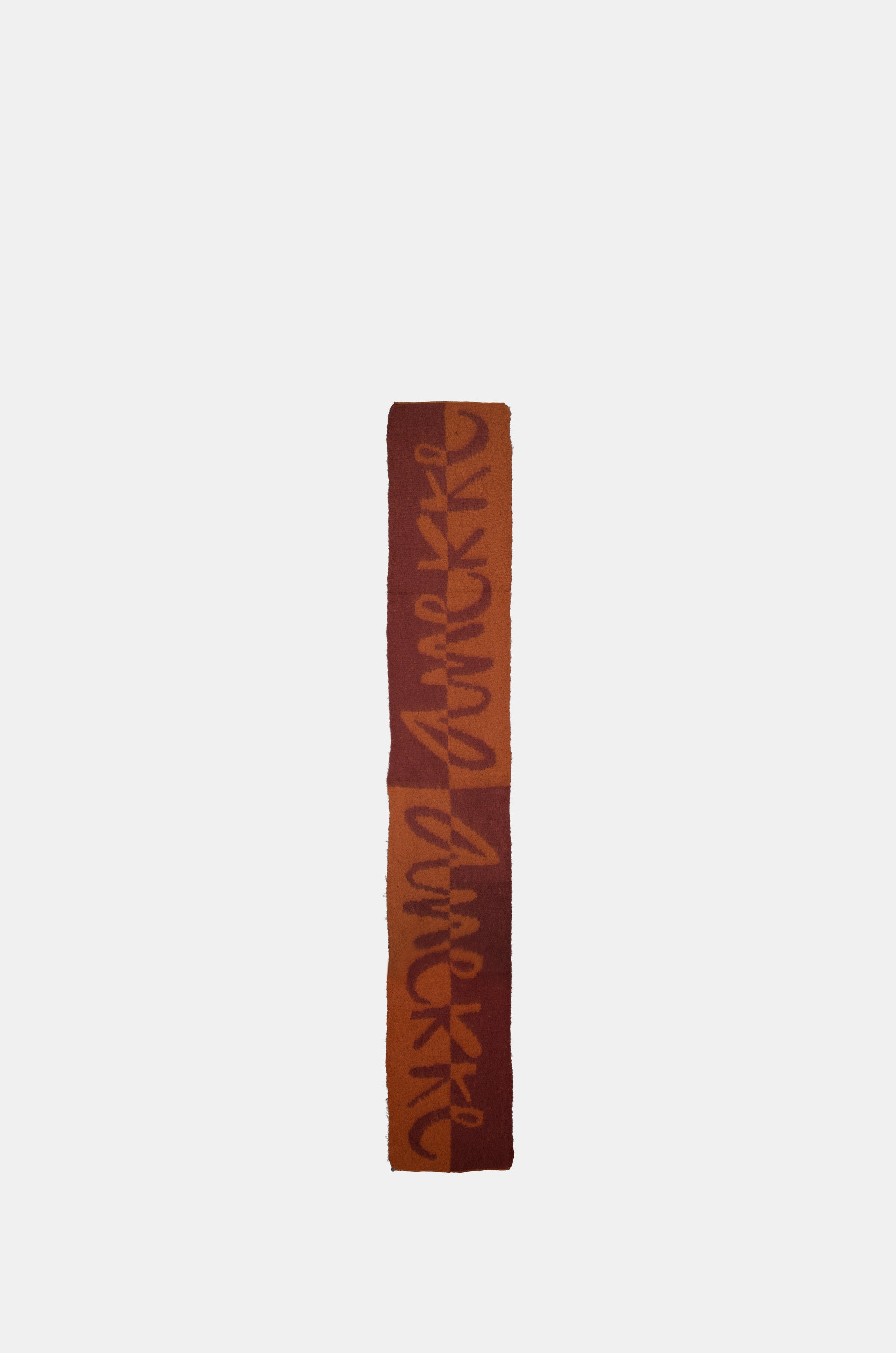 Écharpe bordeaux logomanie