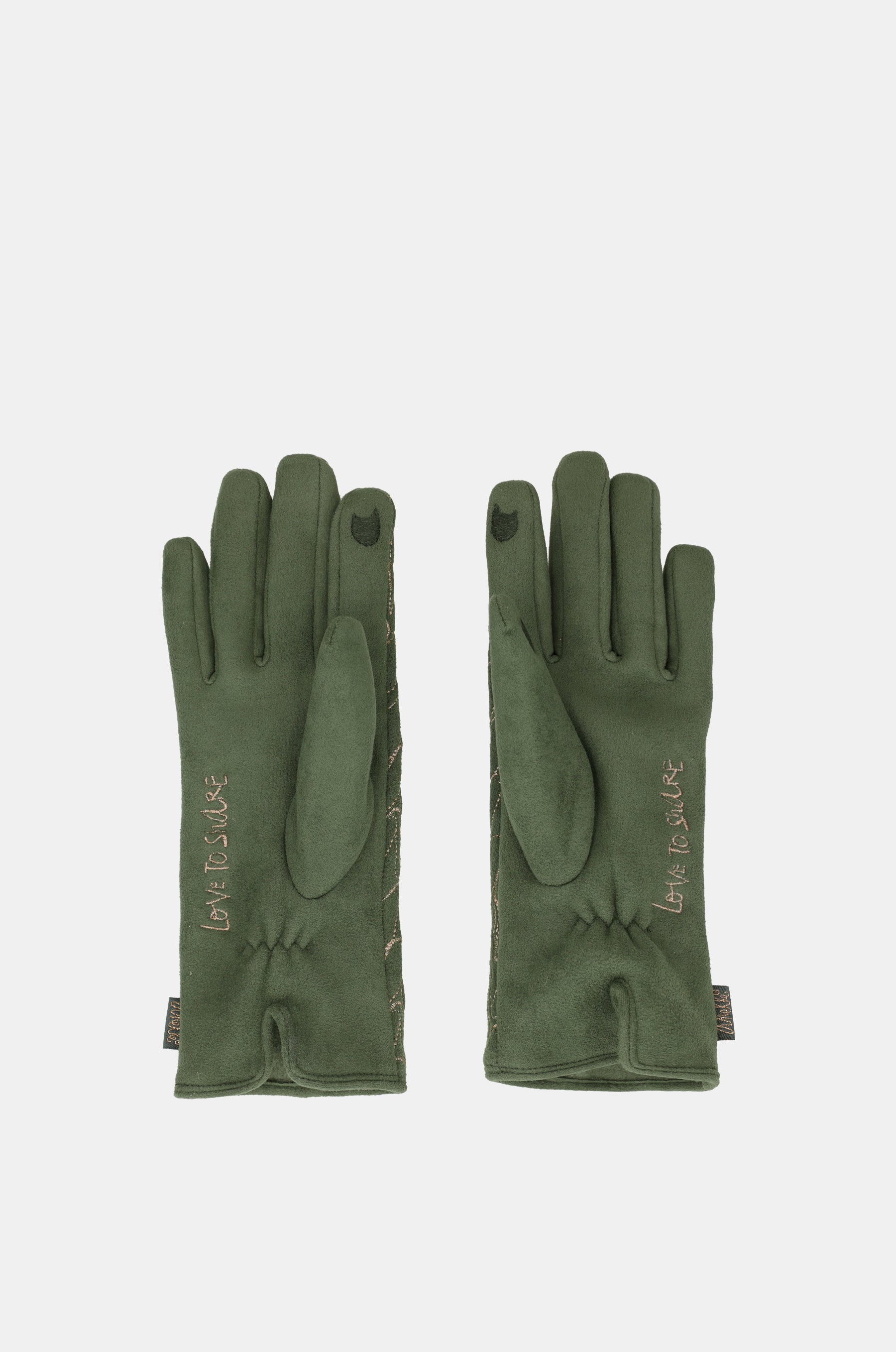 Gants avec logo Anekke, vert