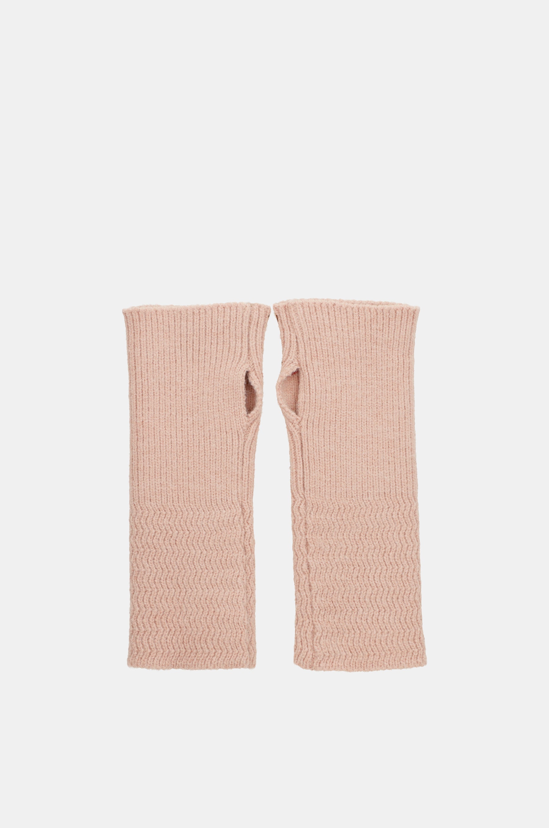 Gants en maille, beige