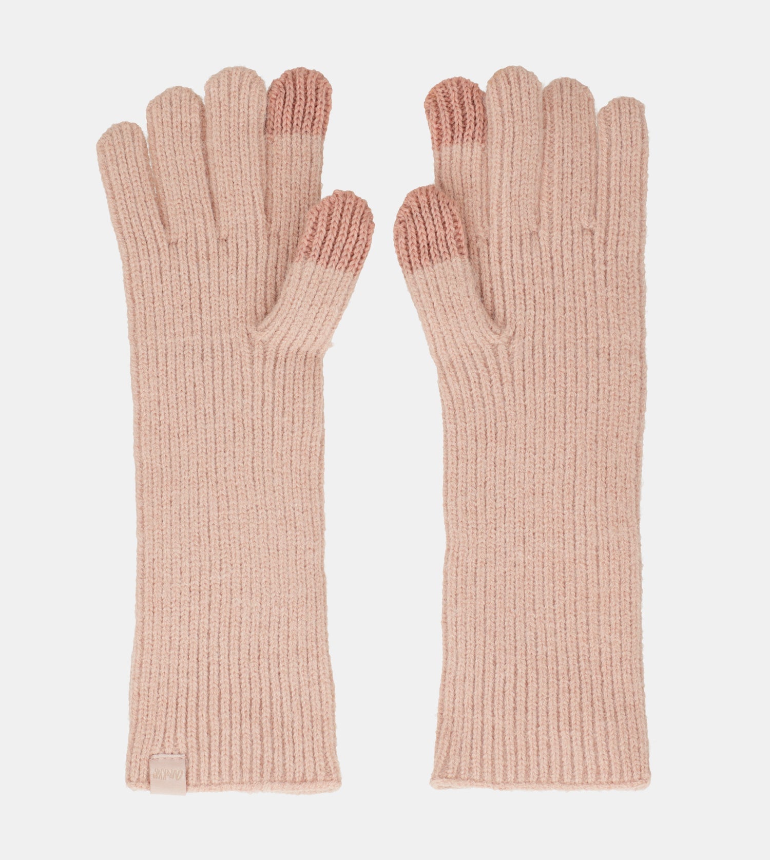 Gants en maille, beige