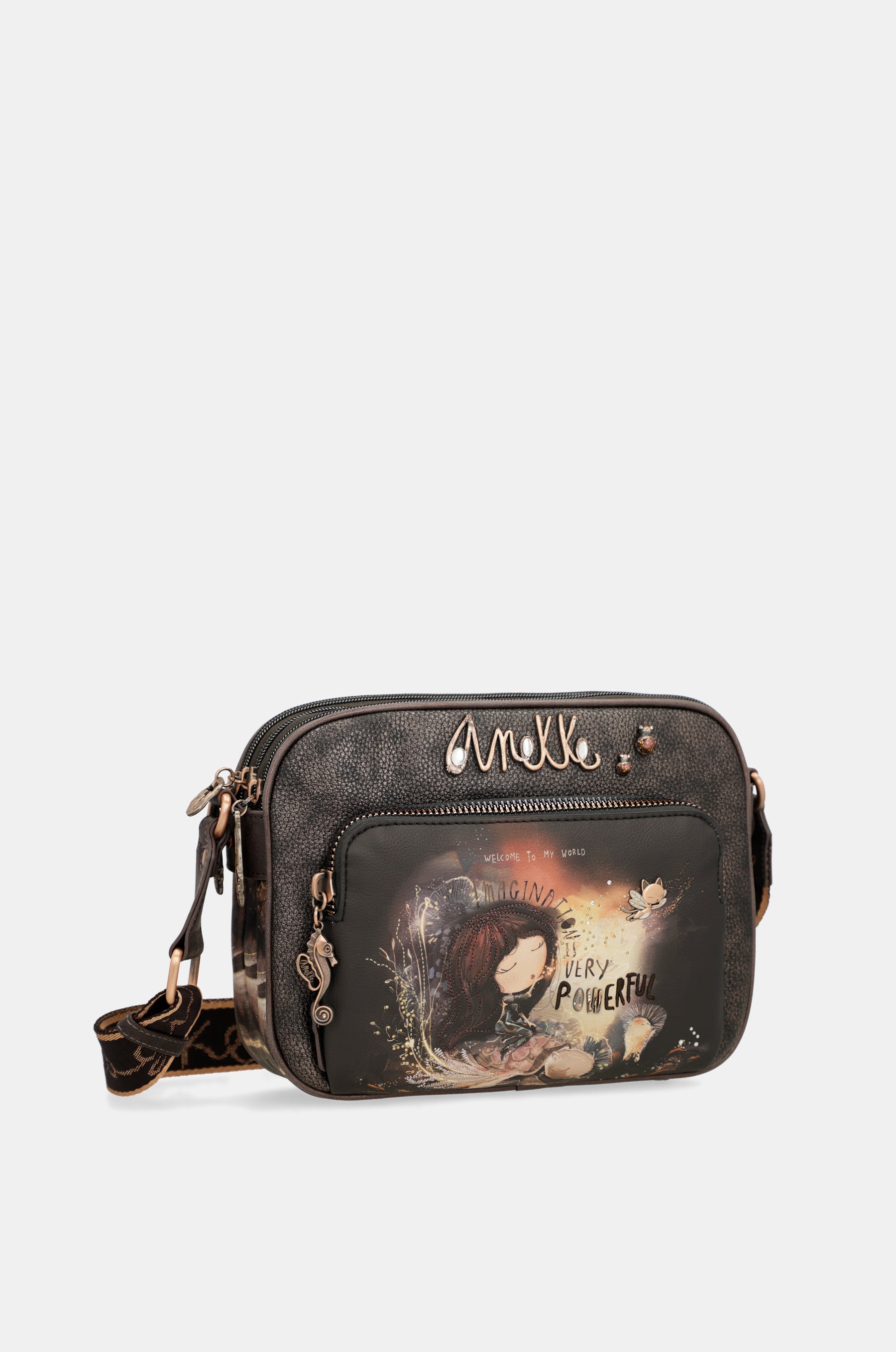 Sac à bandoulière moyen format 3 compartiments Menire