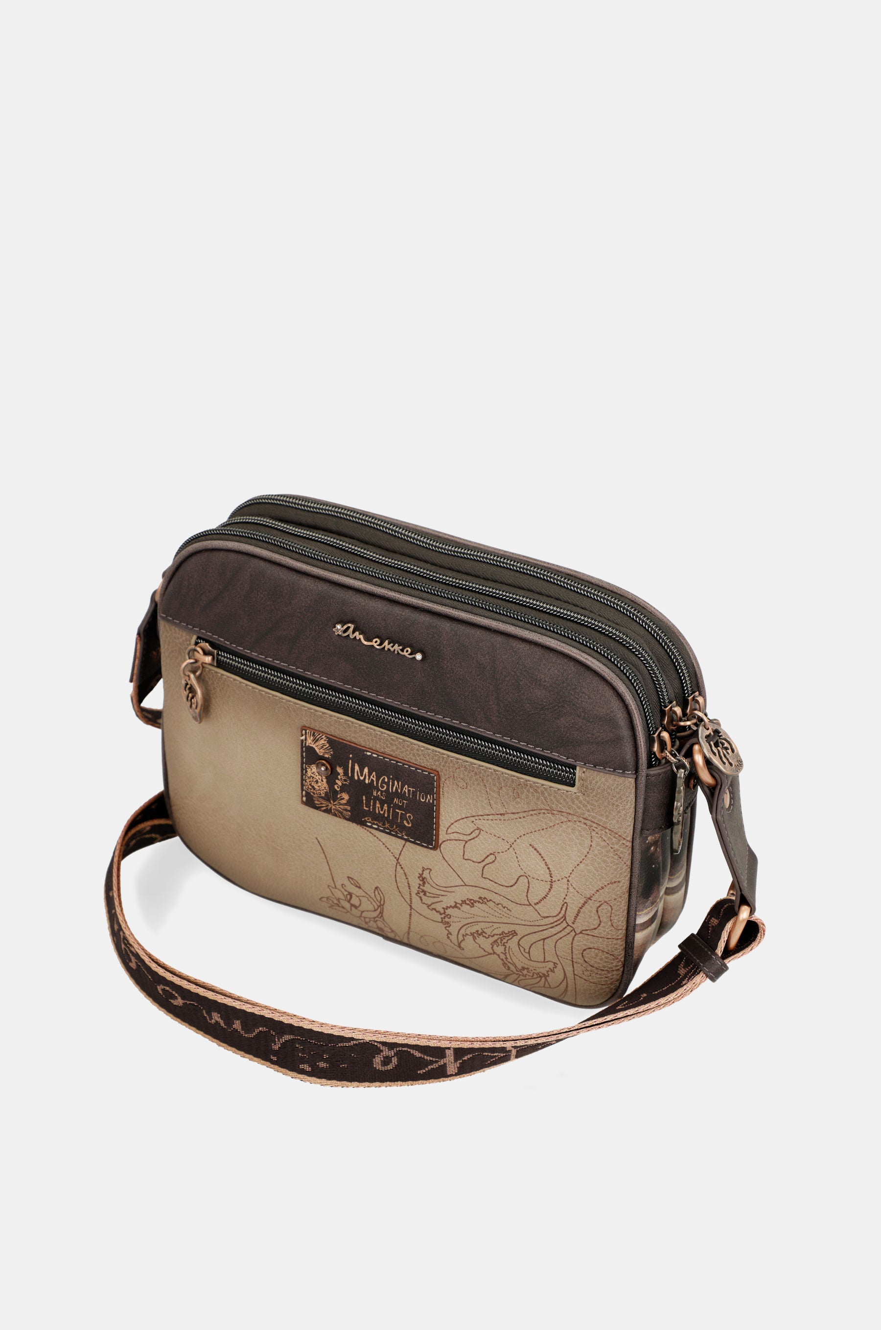 Sac à bandoulière moyen format 3 compartiments Menire