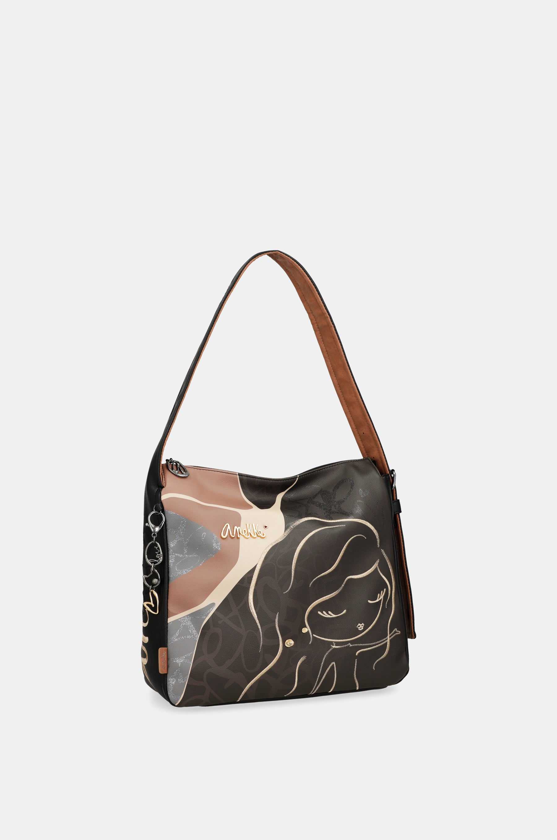 Sac à anse courte porté épaule Hearthbeat