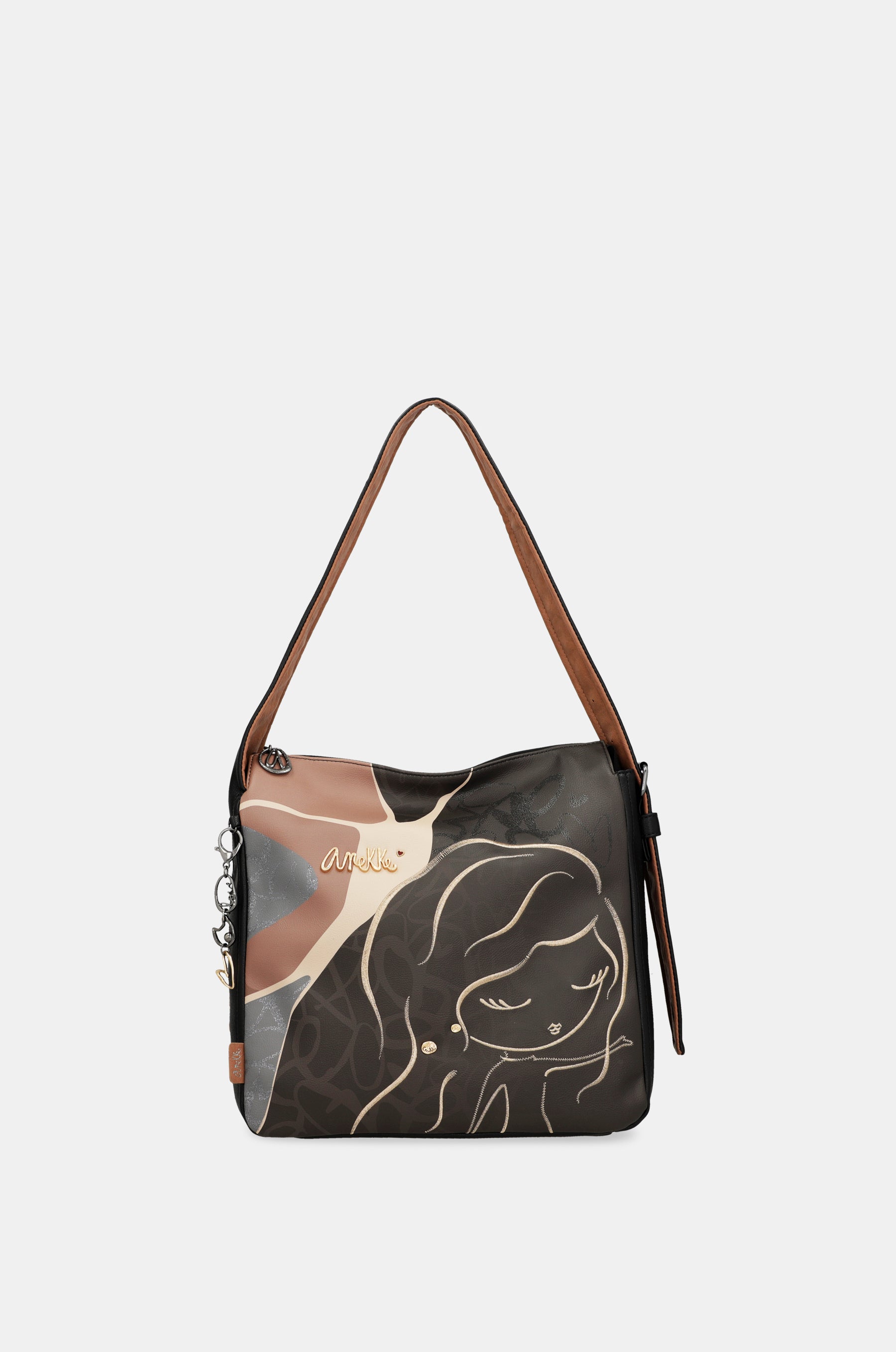 Sac à anse courte porté épaule Hearthbeat
