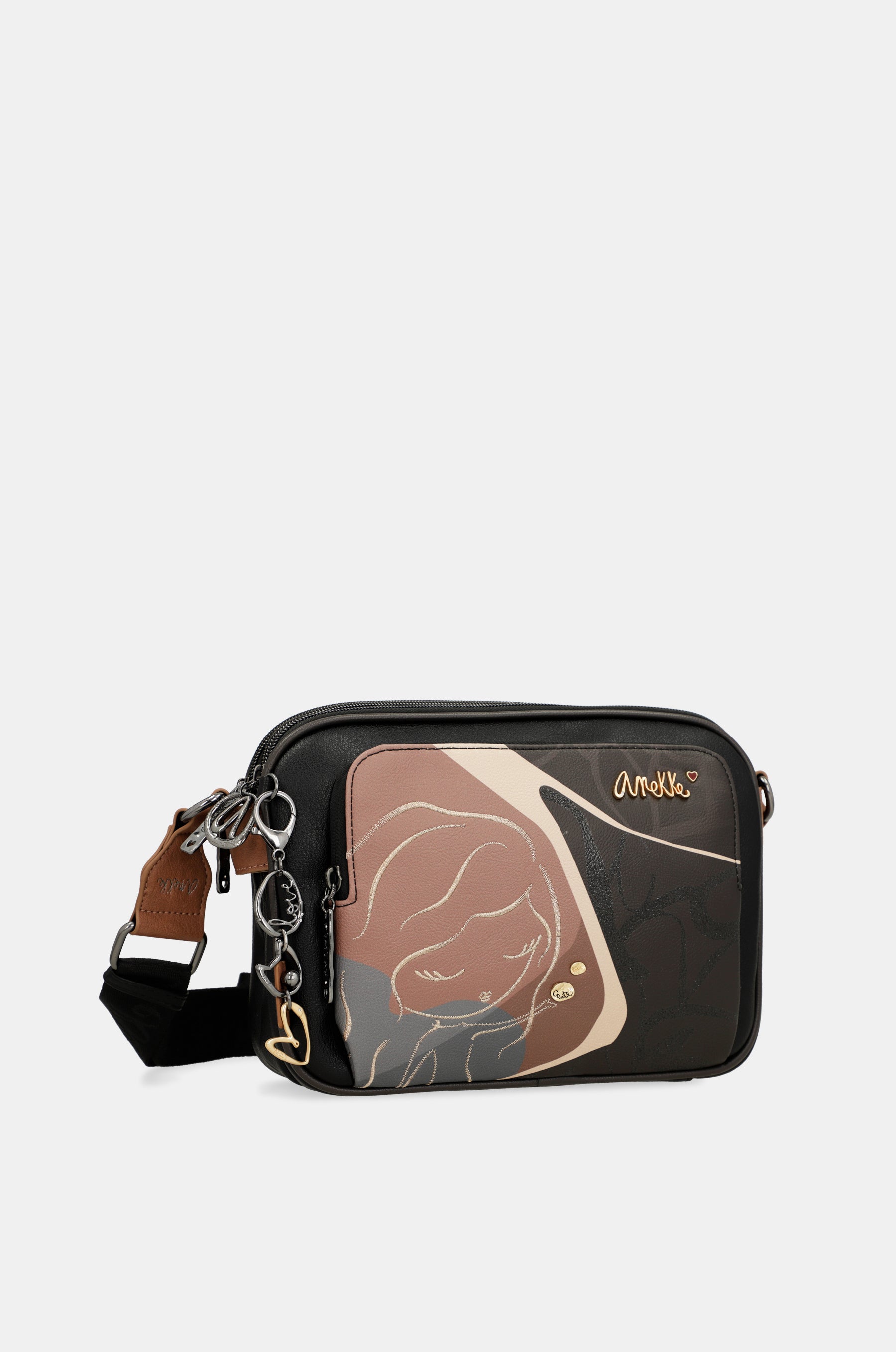 Sac à bandoulière 3 compartiments Hearthbeat