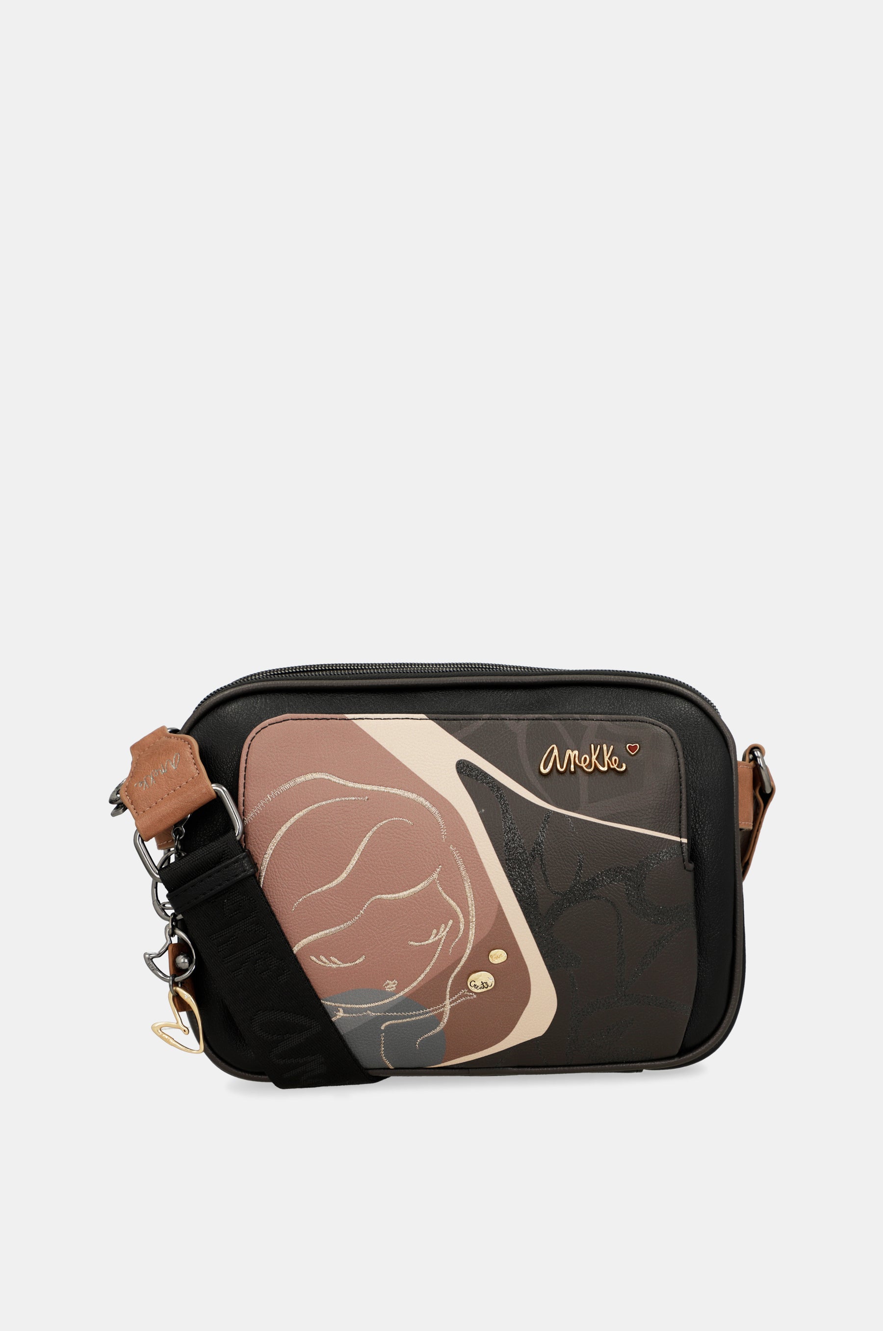 Sac à bandoulière 3 compartiments Hearthbeat