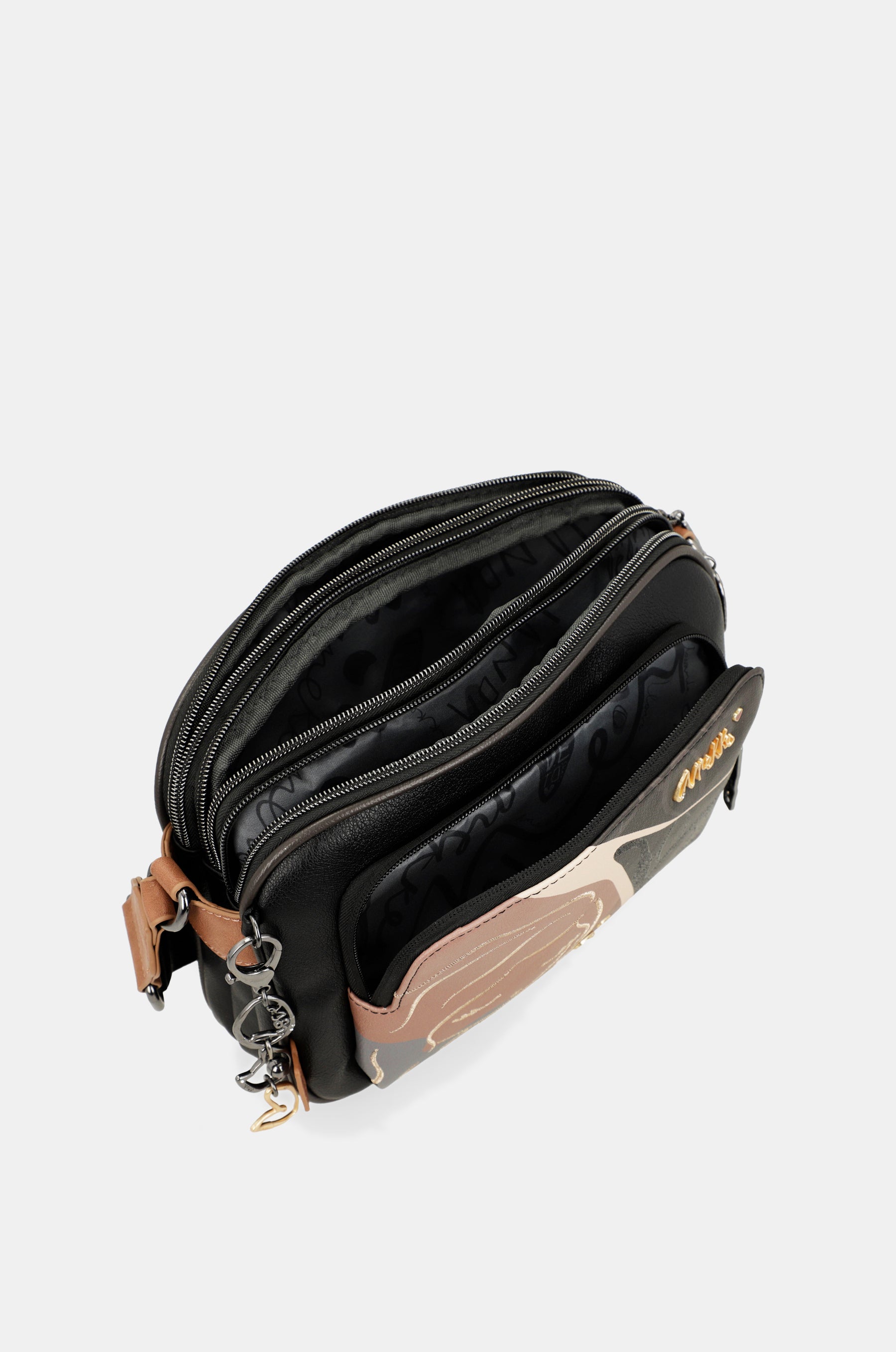 Sac à bandoulière 3 compartiments Hearthbeat
