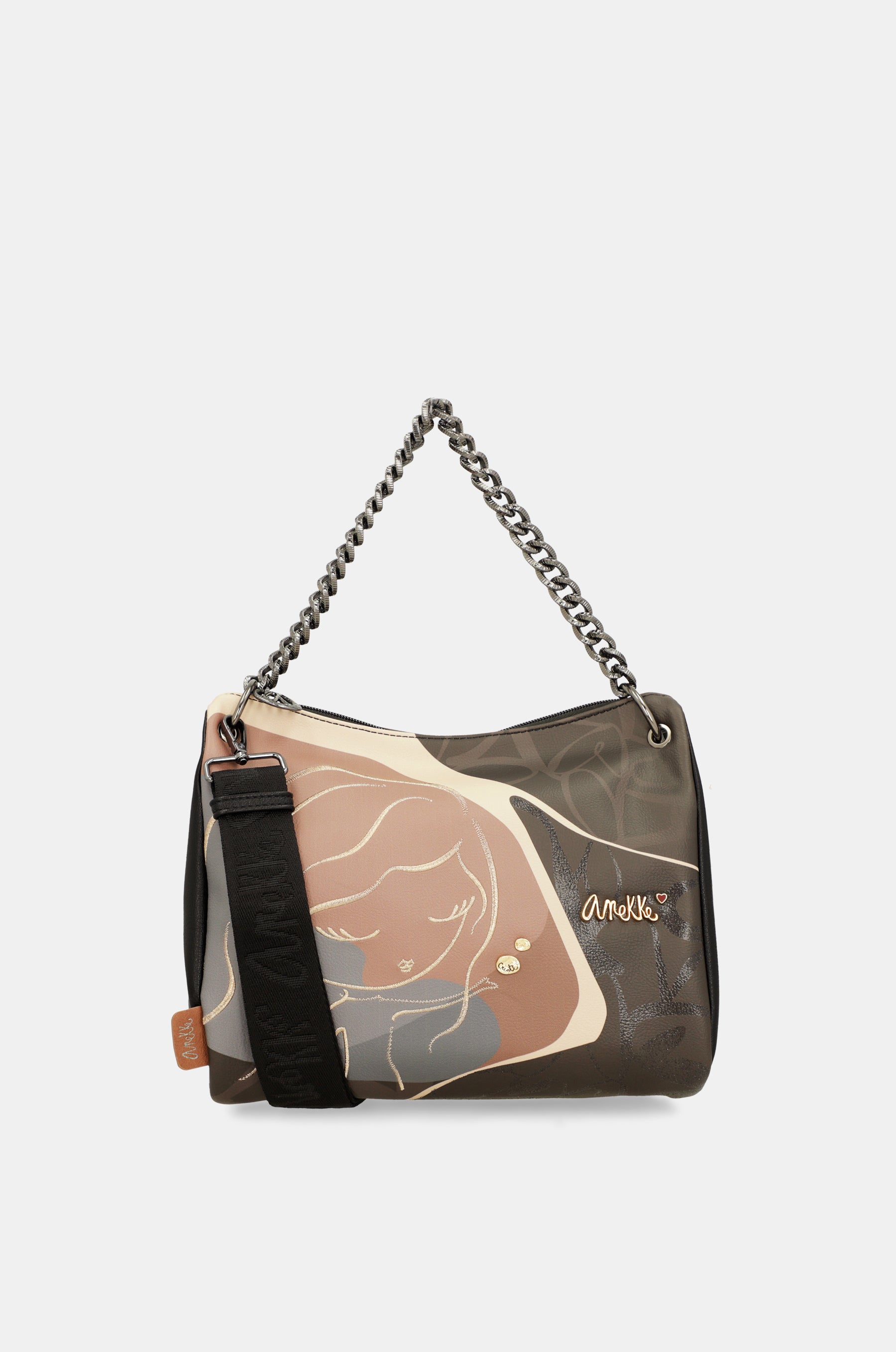 Sac à bandoulière avec anse métallique Hearthbeat