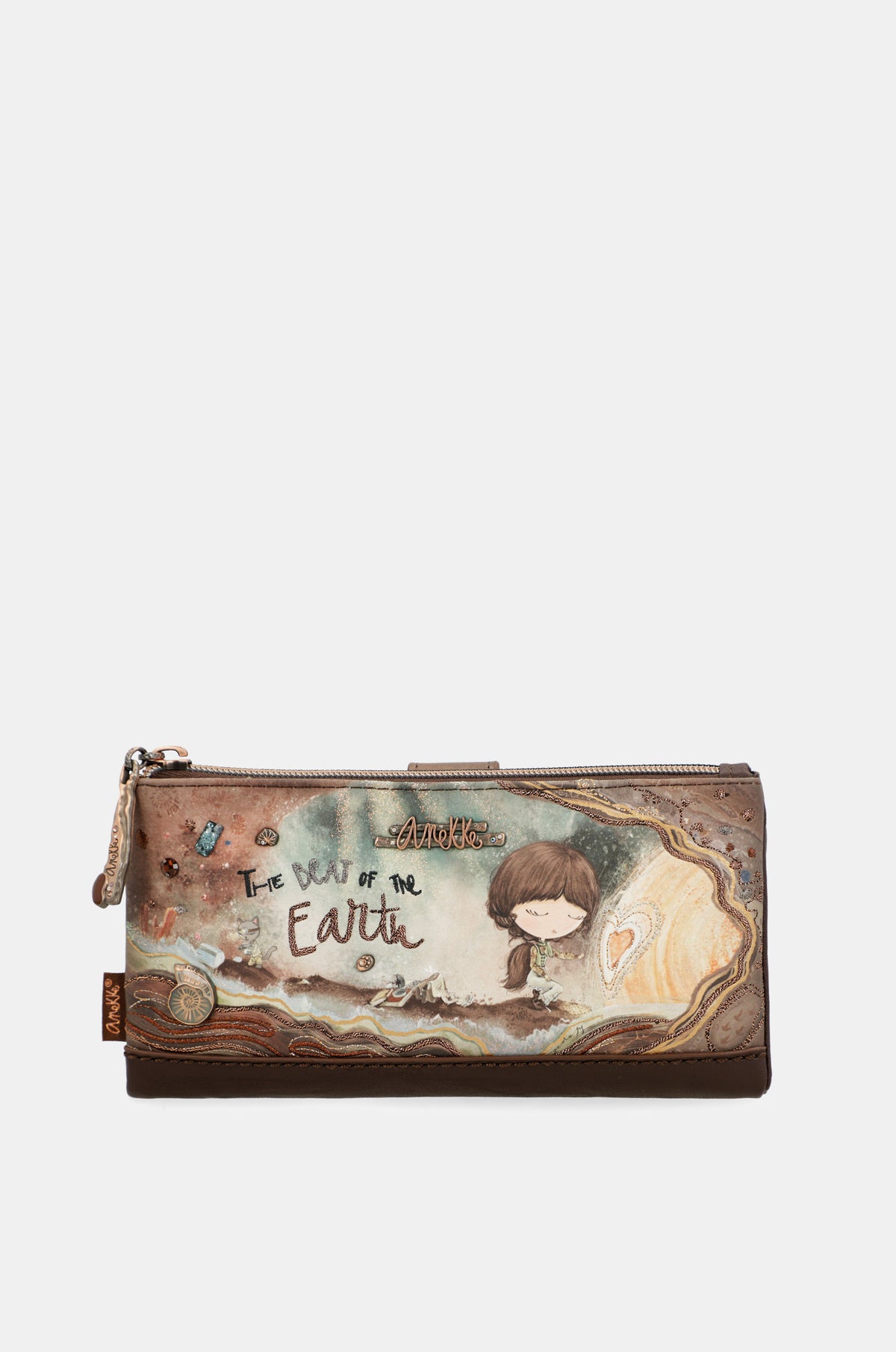 Wallet Anekke Core 39809-018 Brown - Lucky Bag
