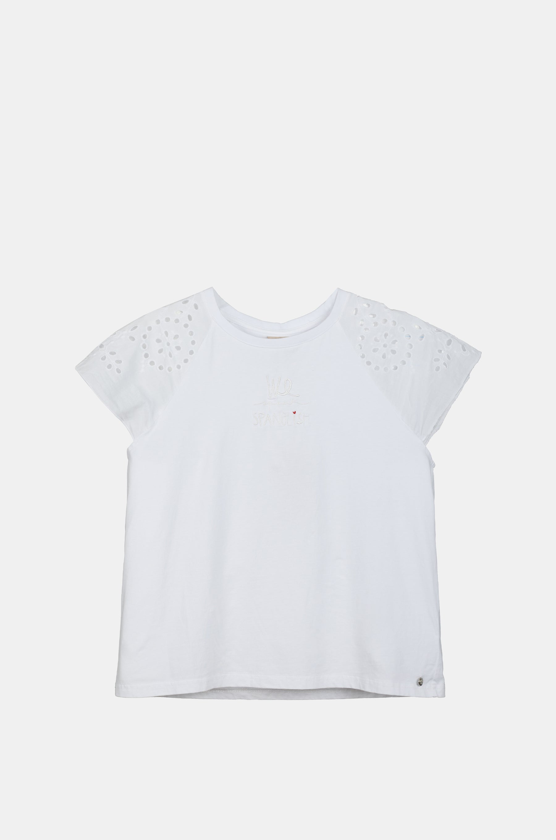T-shirt blanc à manches courtes Anekke