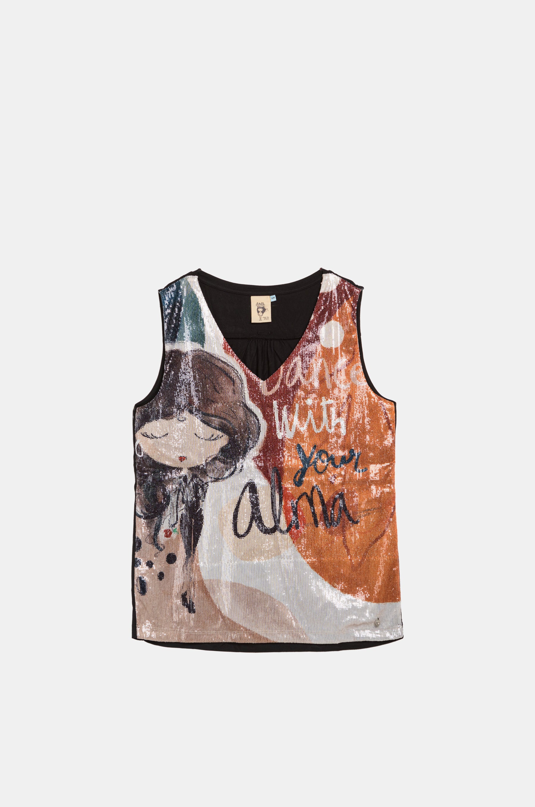 Top à sequins Alma
