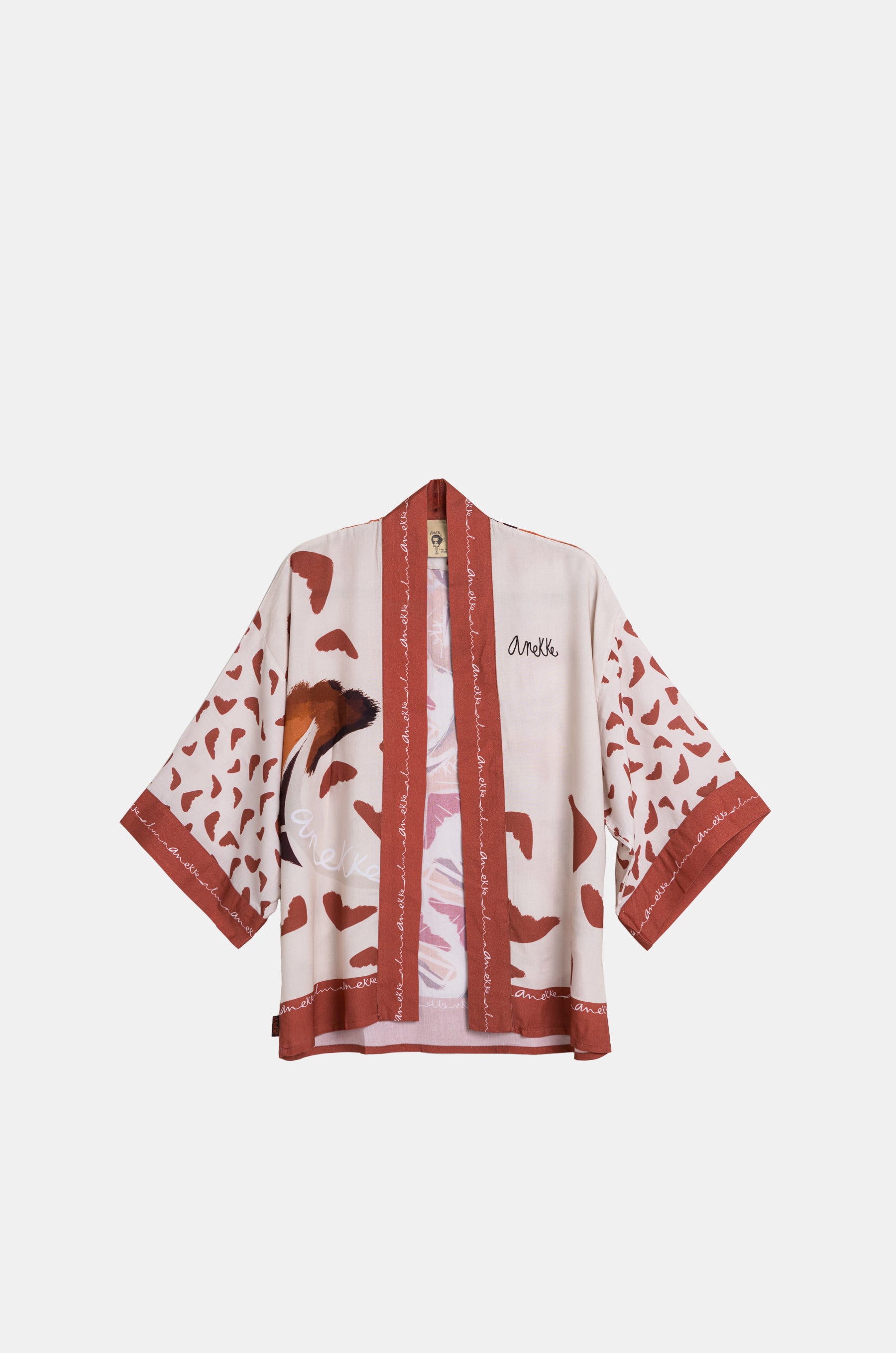 Kimono court rouge