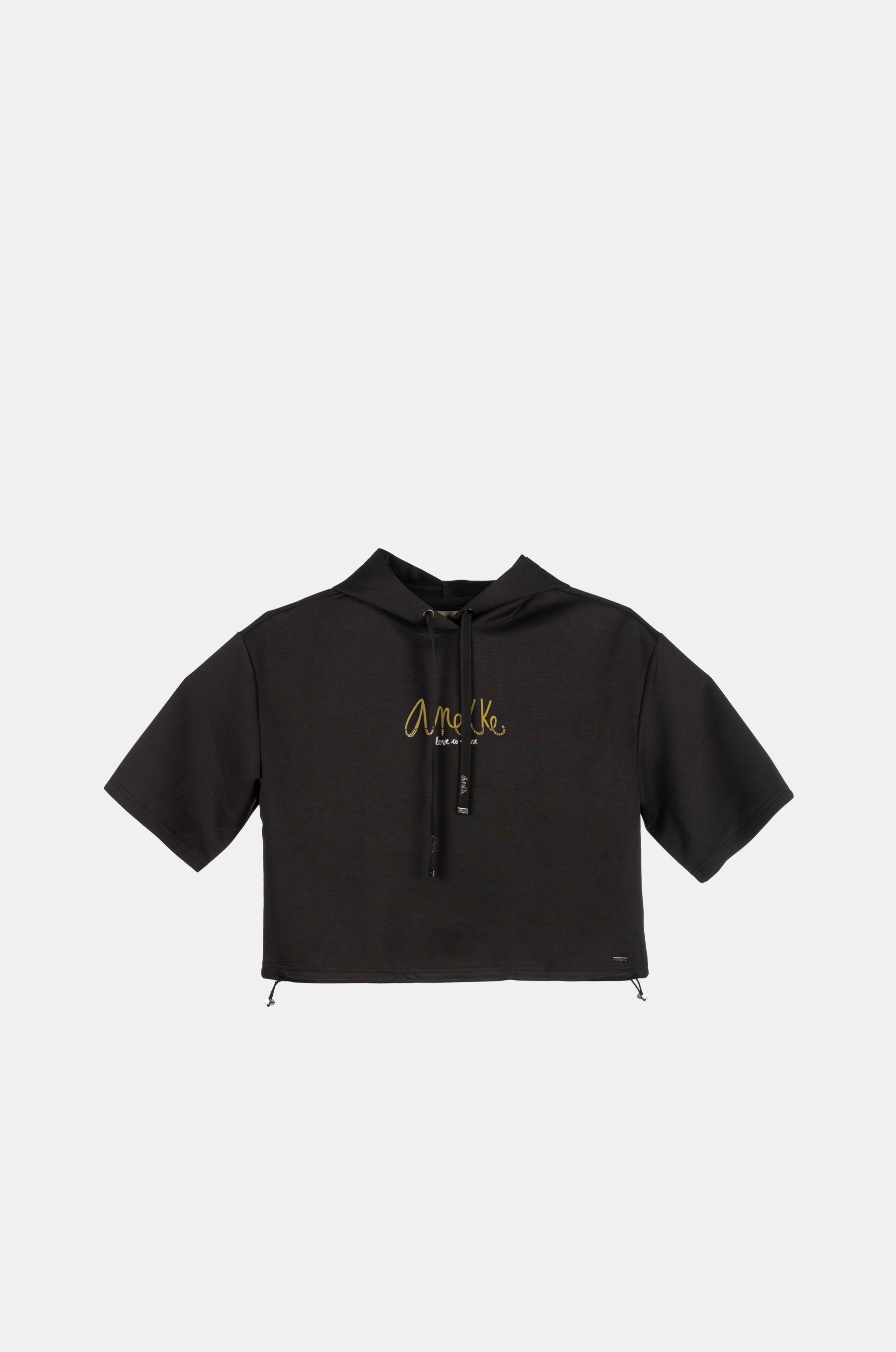 Sweat à capuche gris