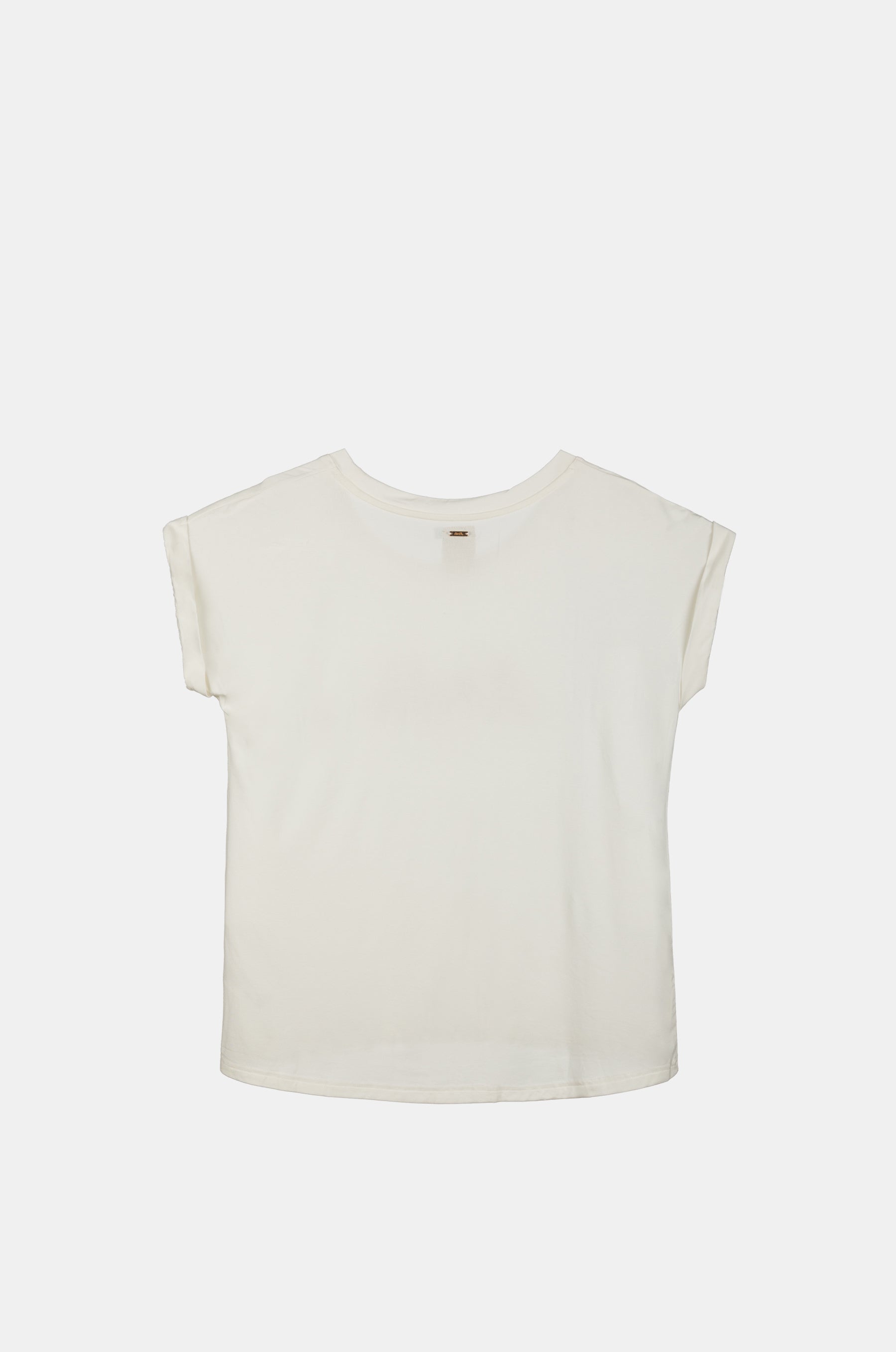 T-shirt blanc à manches courtes avec logo