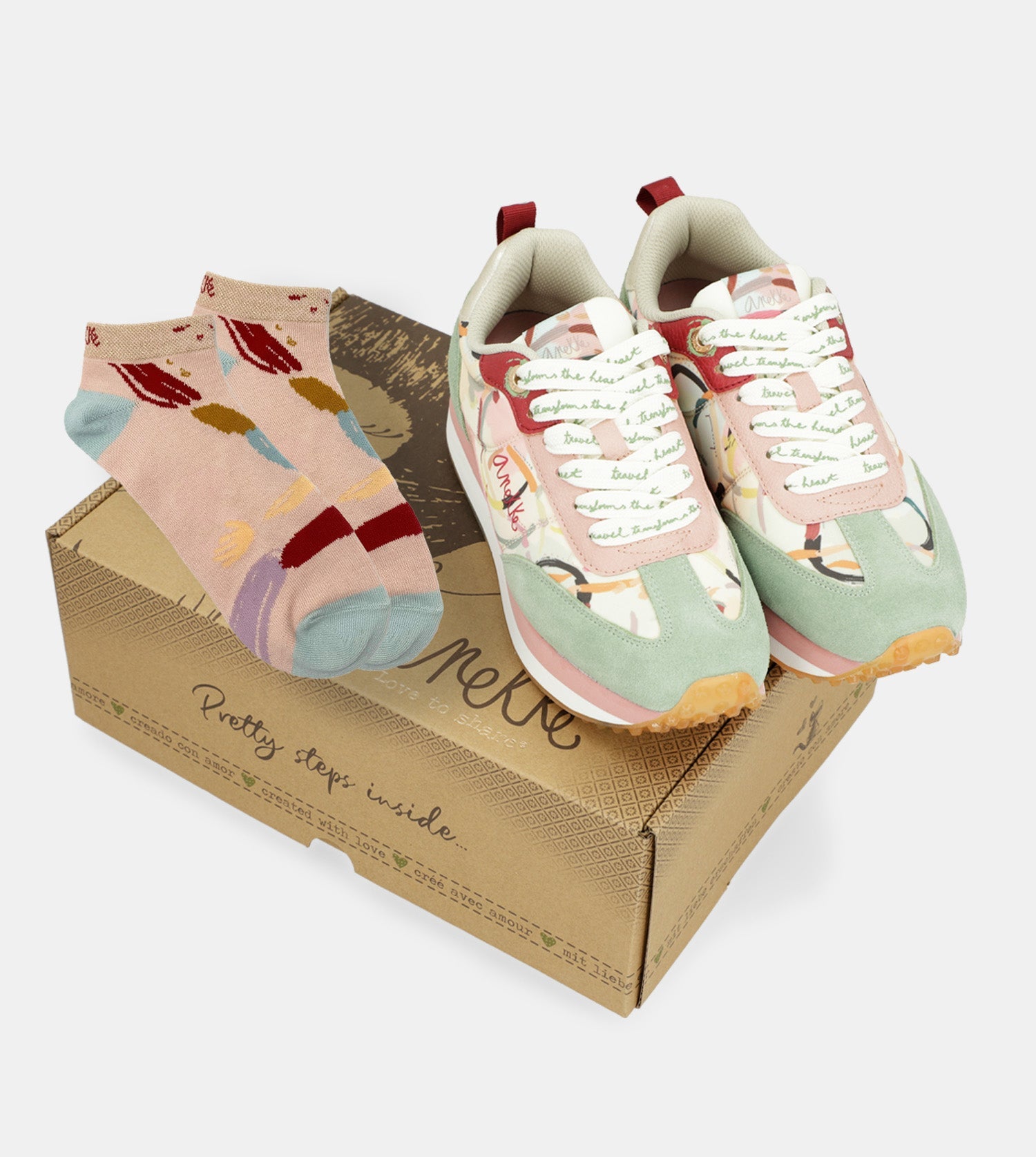 Baskets multicolores Smart