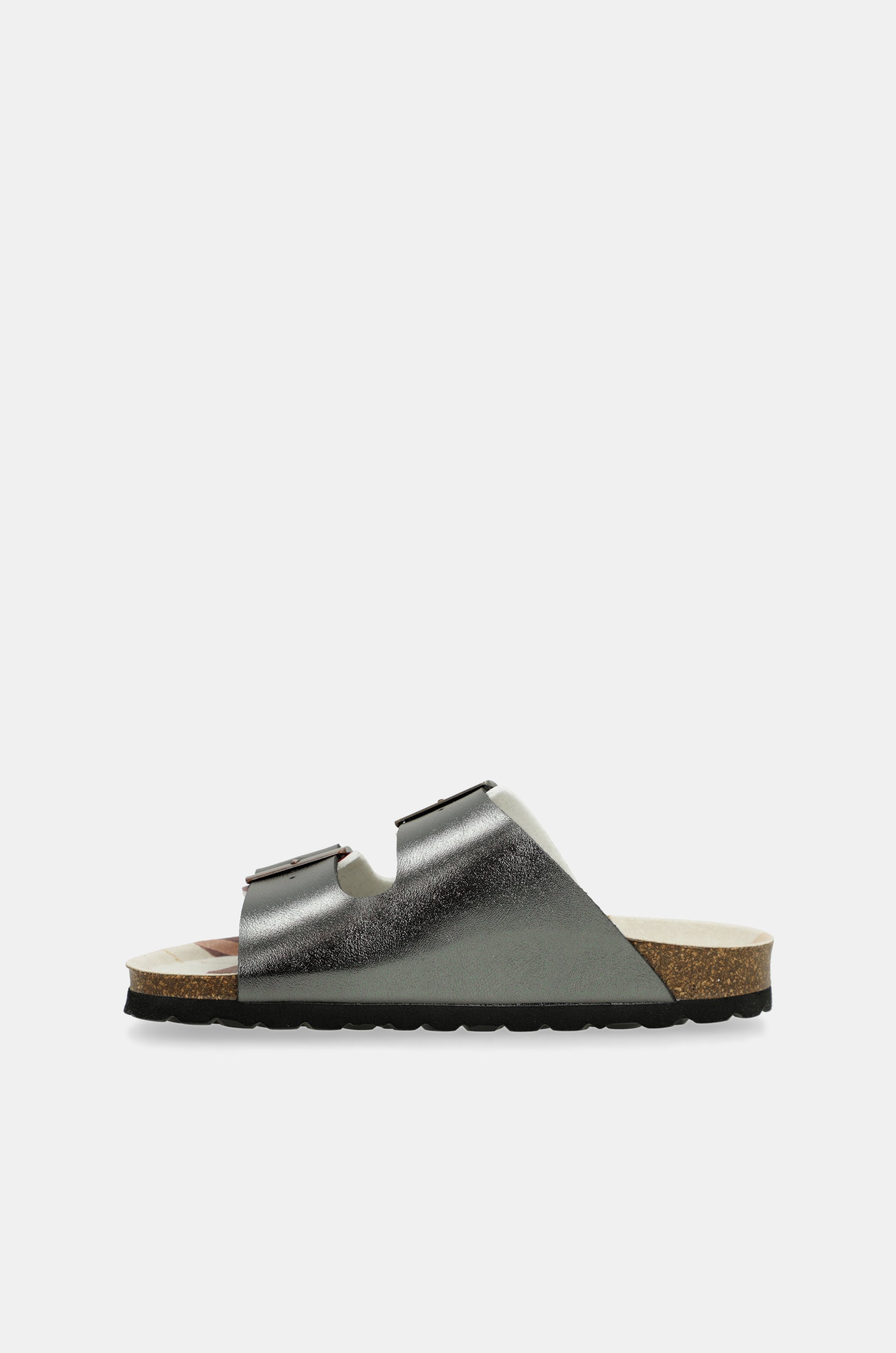 Sandales bio multicolores noires