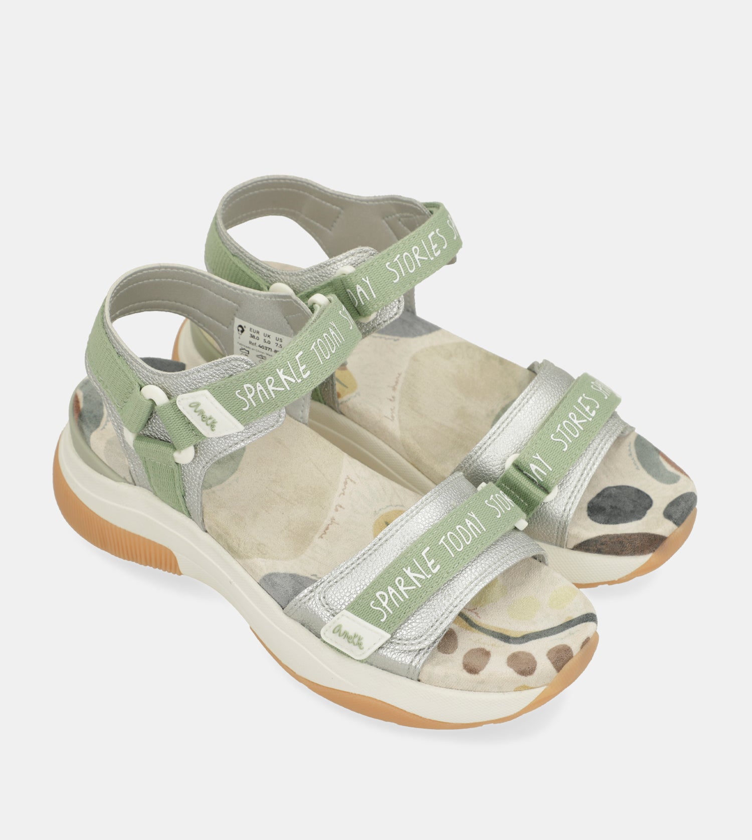 Sandales de sport vertes