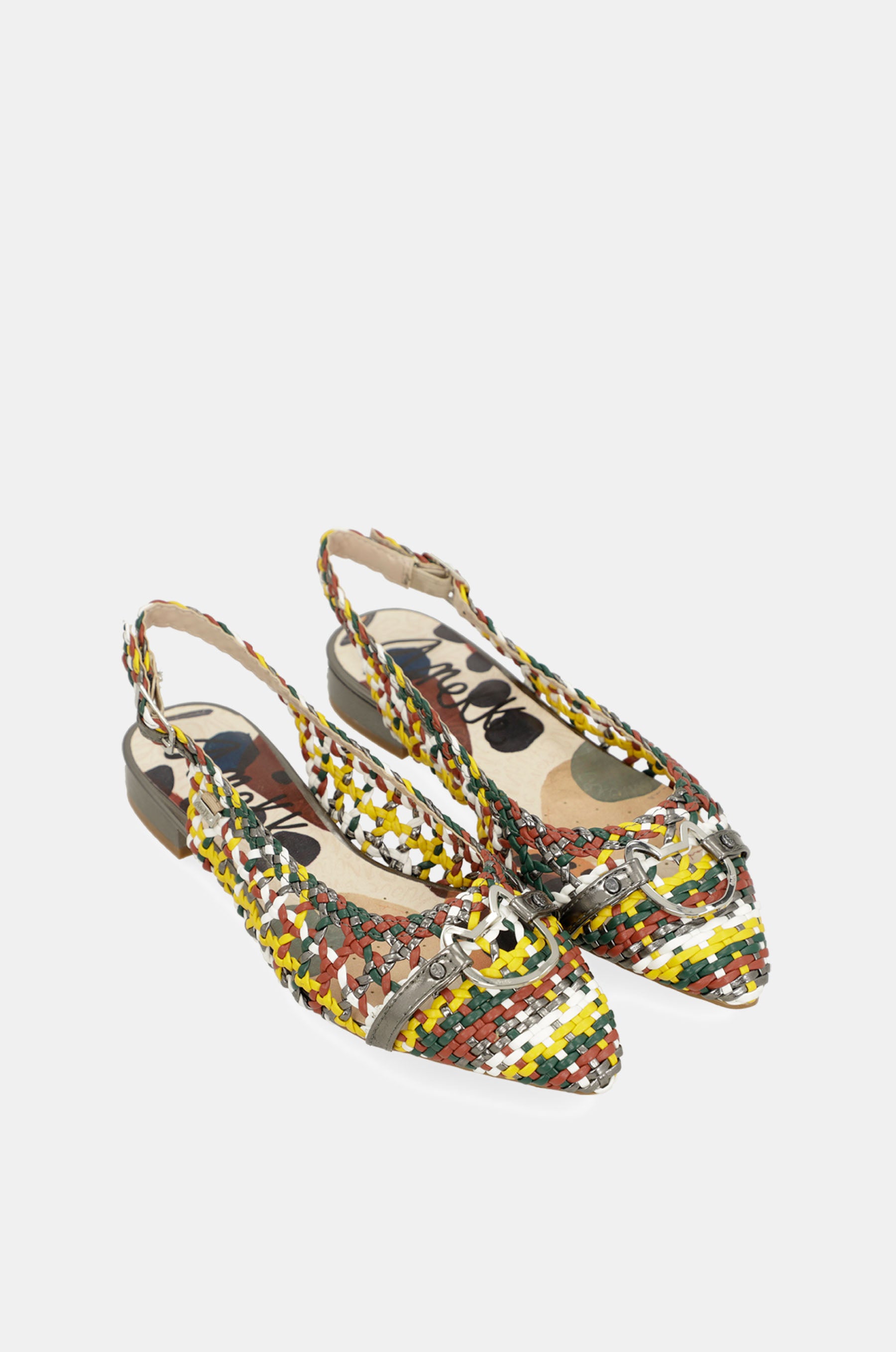 Ballerines slingback multicolores