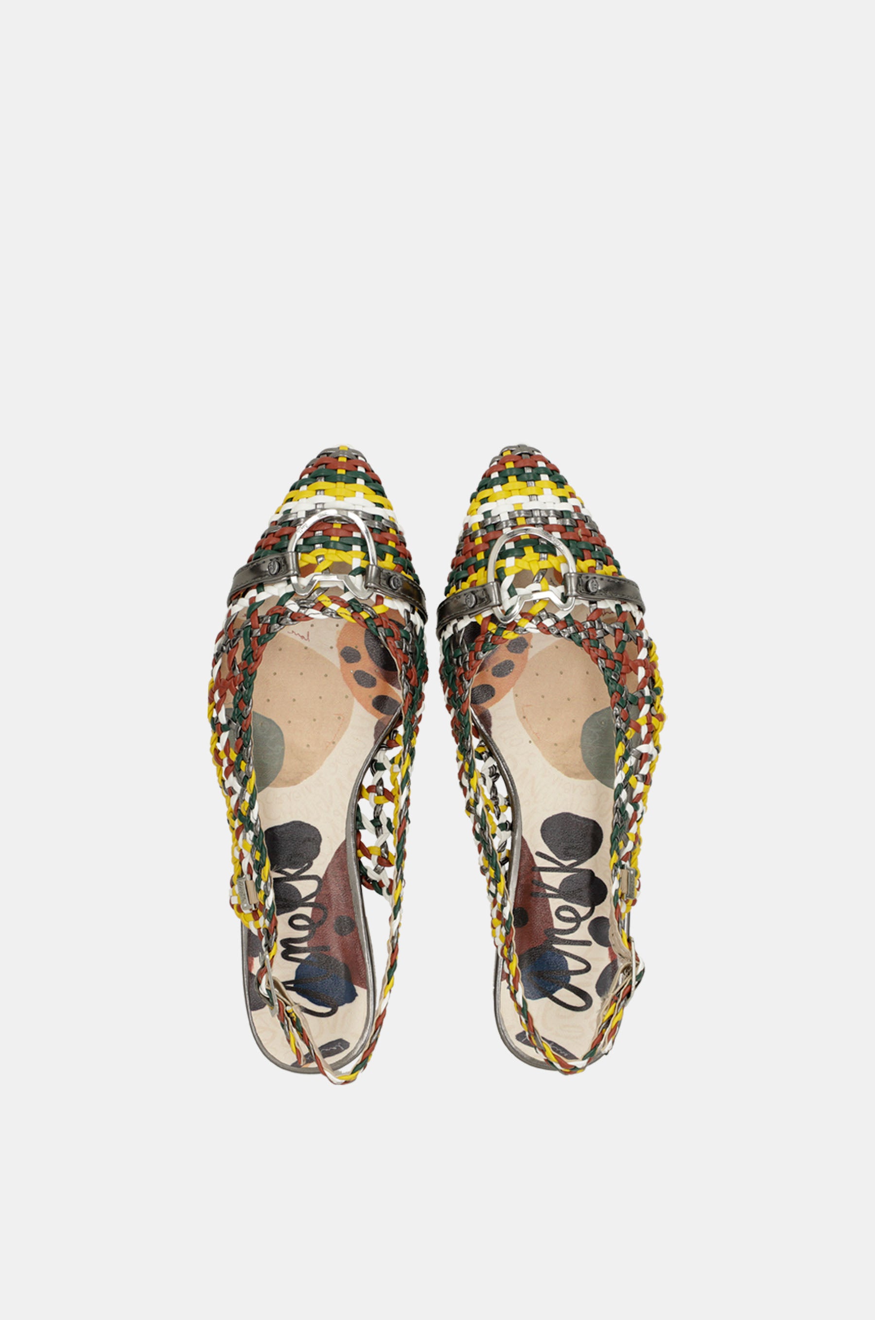 Ballerines slingback multicolores