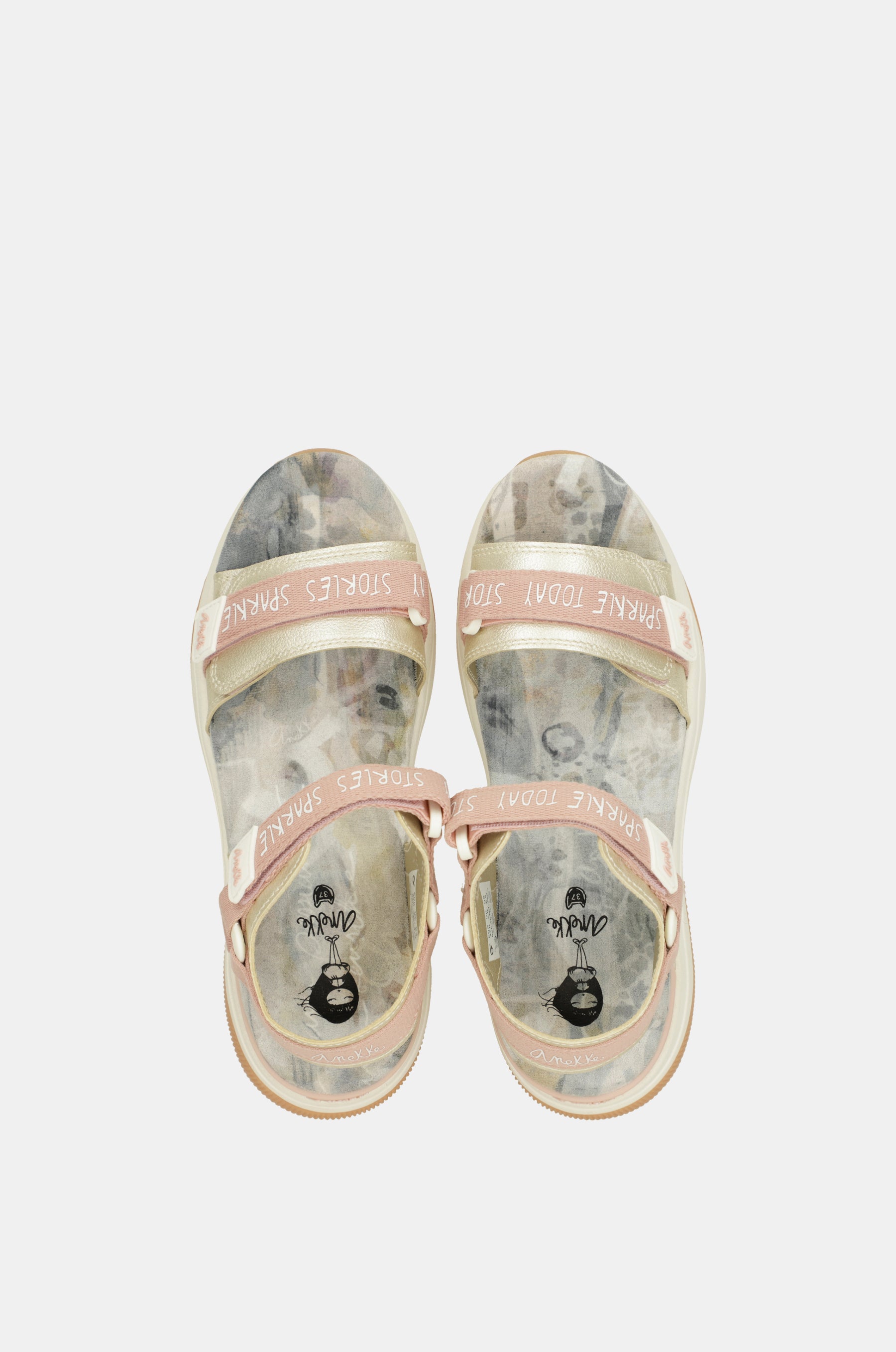 Sandales de sport roses