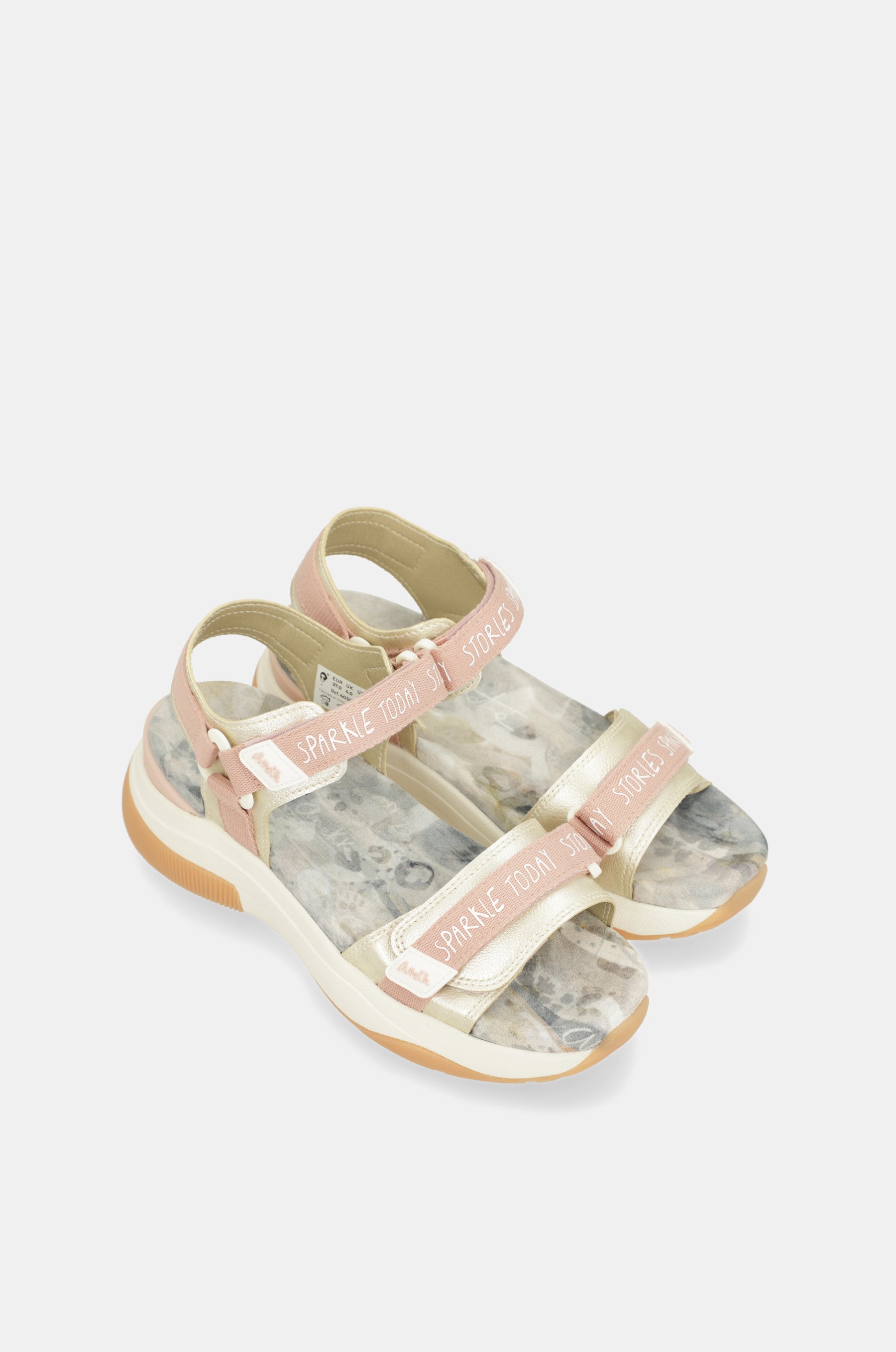 Sandales de sport roses