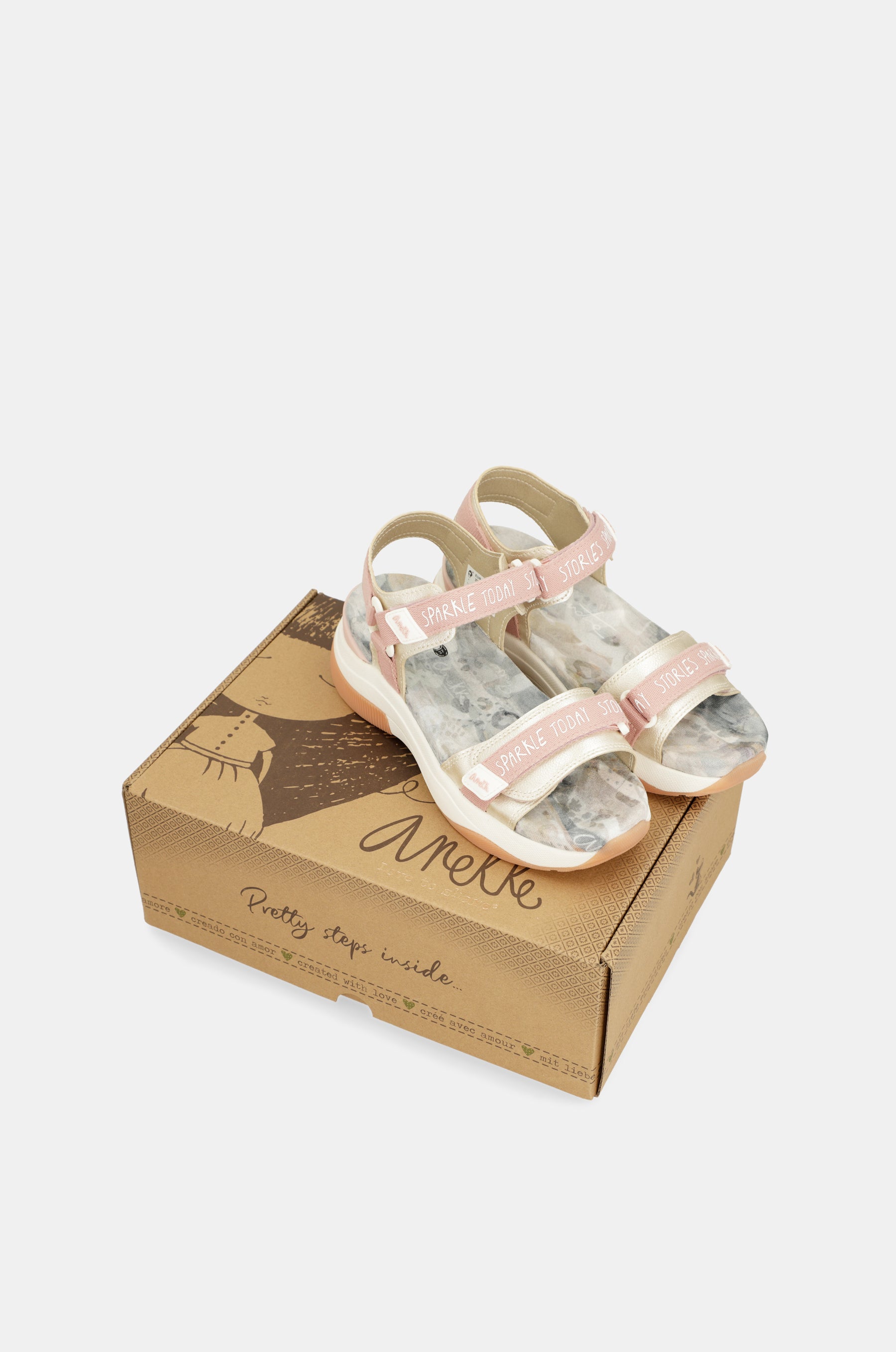 Sandales de sport roses