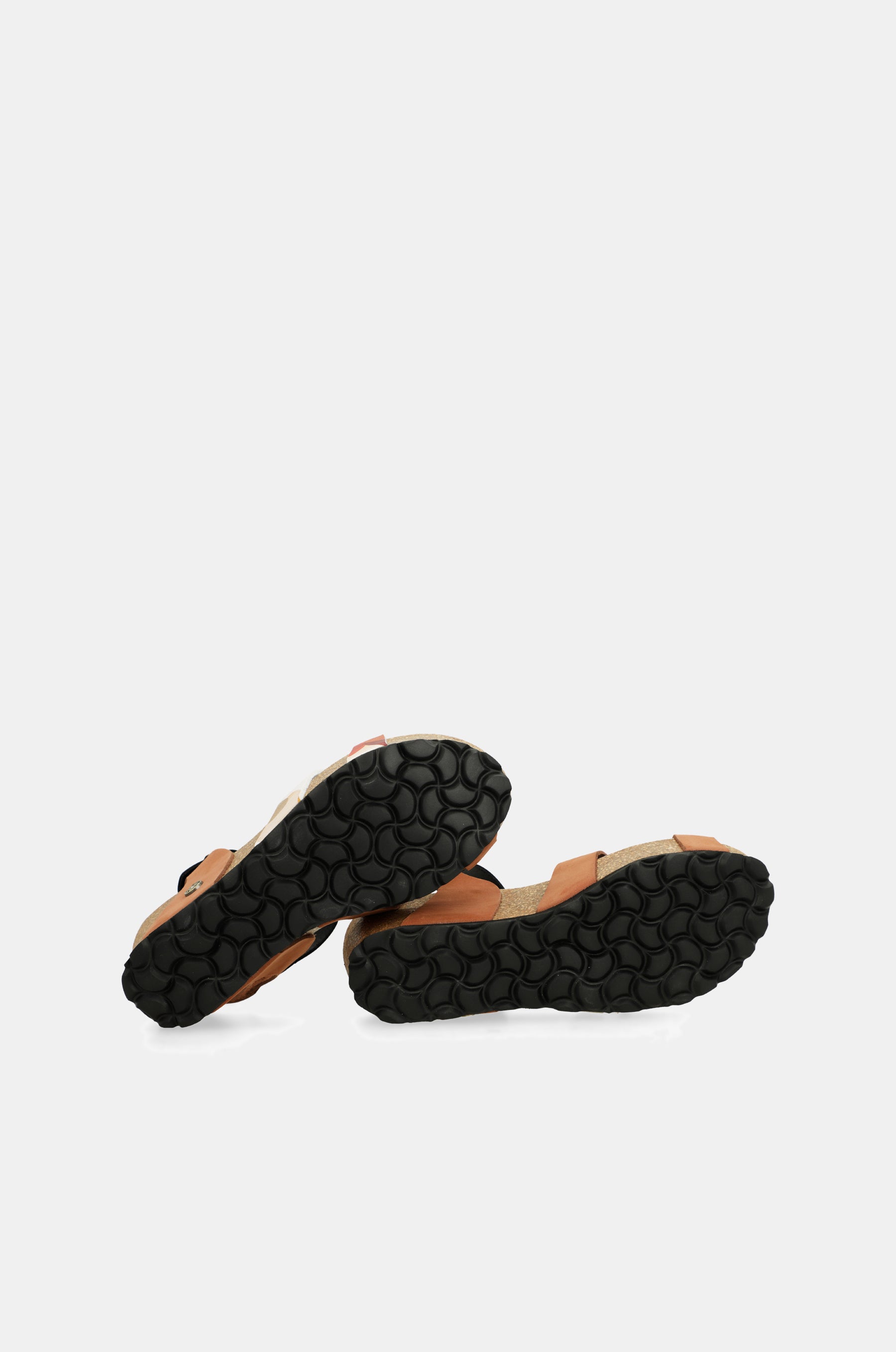 Sandales compensées bio à brides en cuir