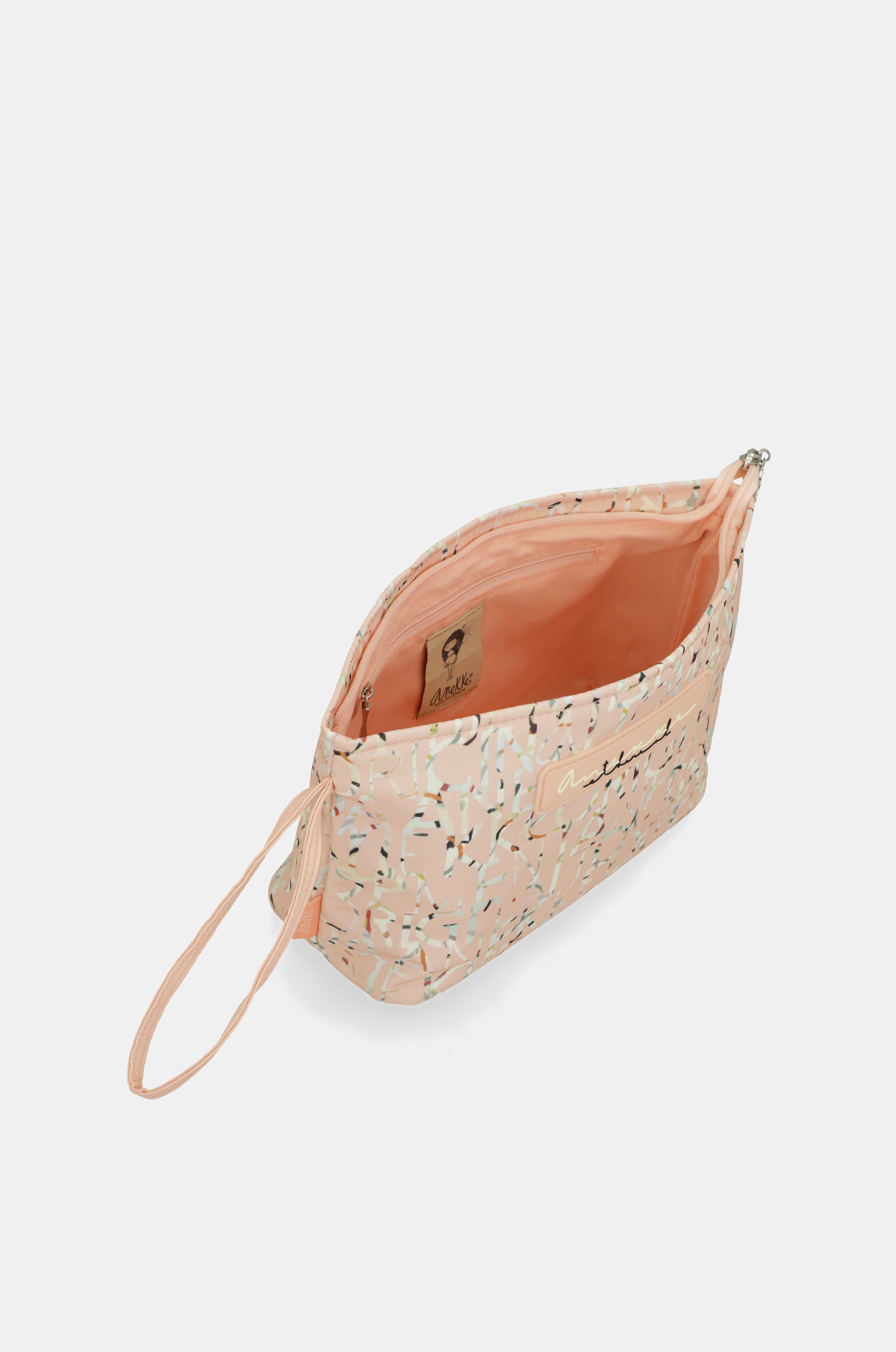Grand sac de plage rose imprimé