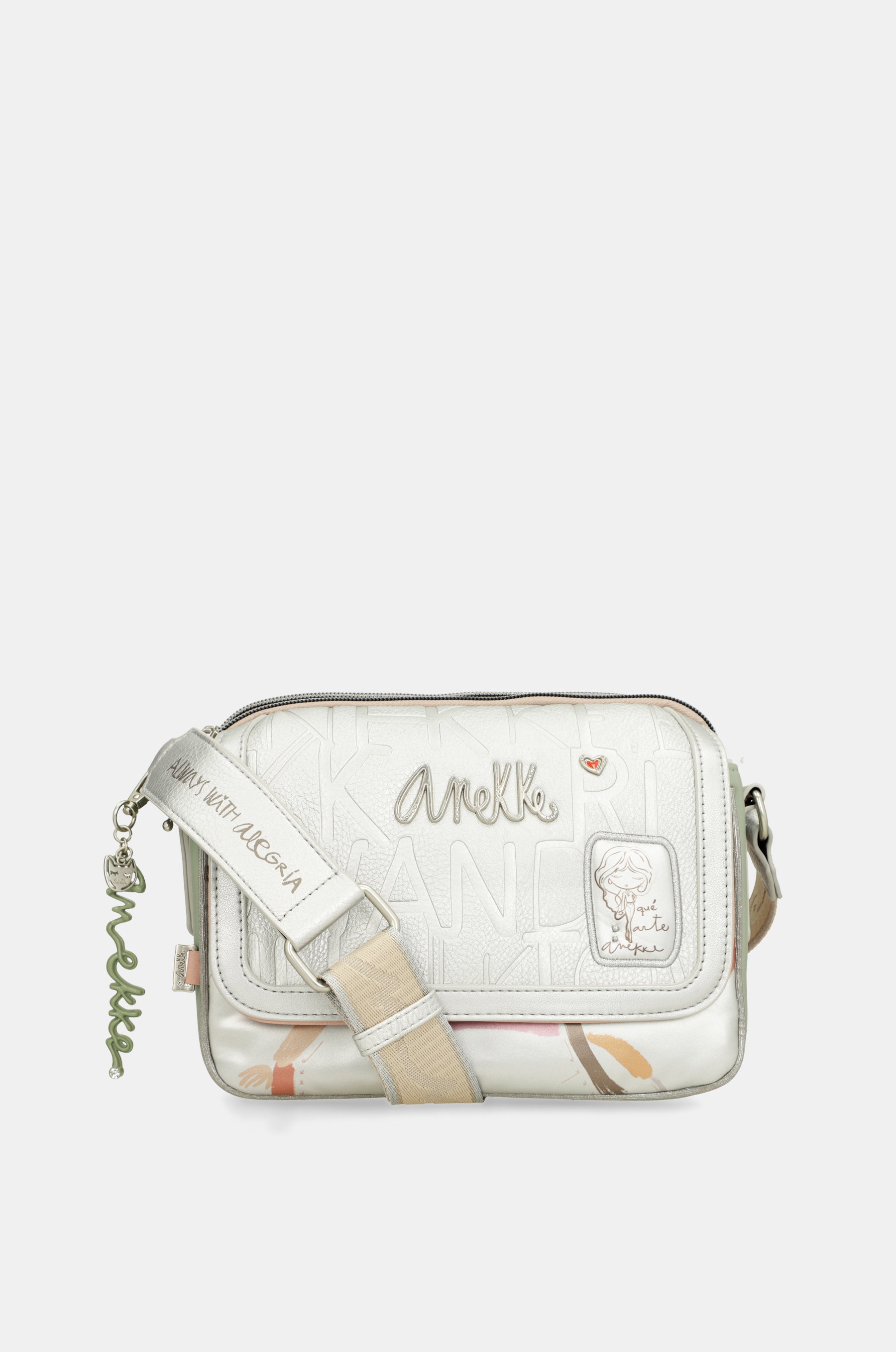 Sac bandoulière à rabat ovale Alma