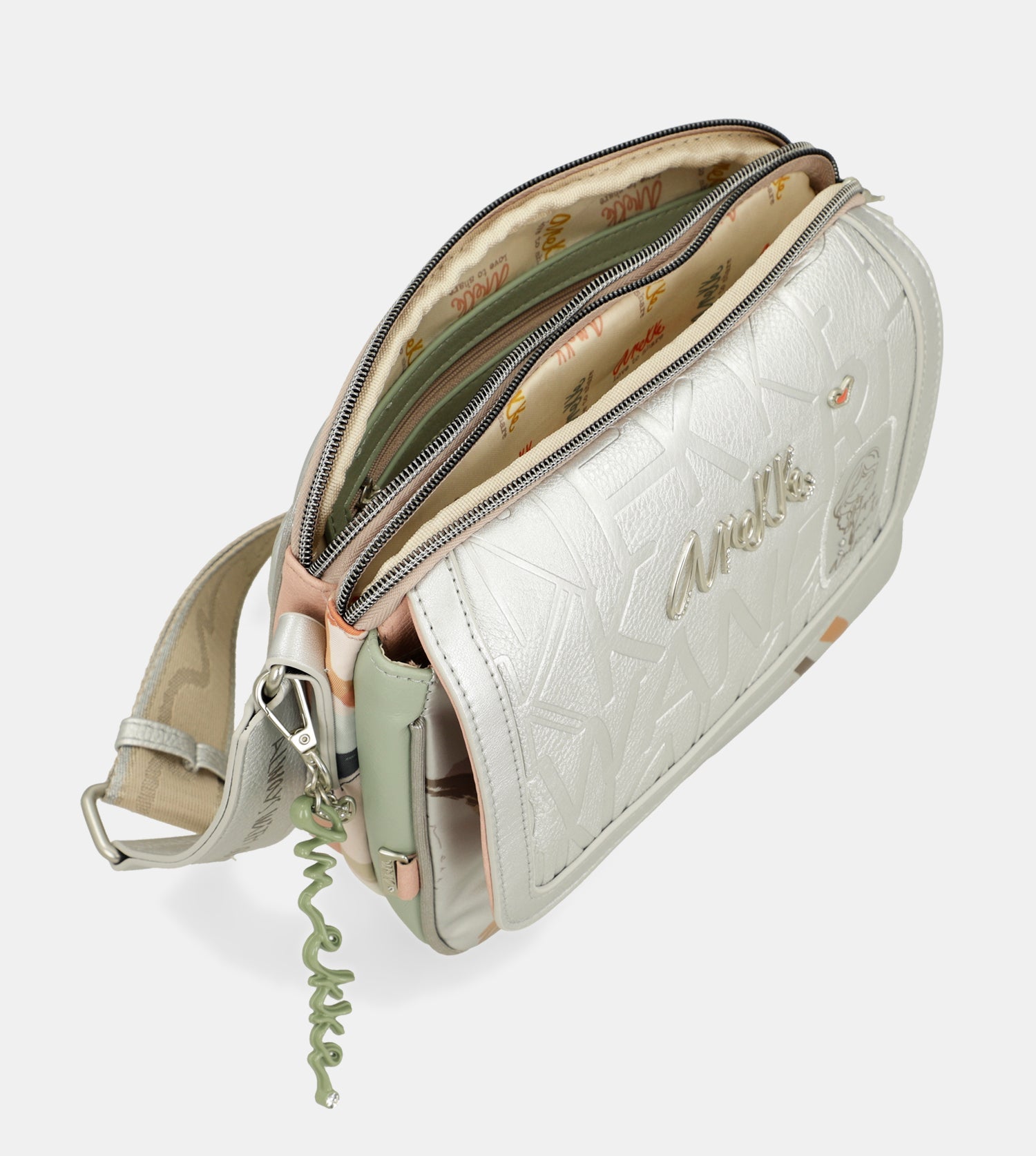 Sac bandoulière à rabat ovale Alma