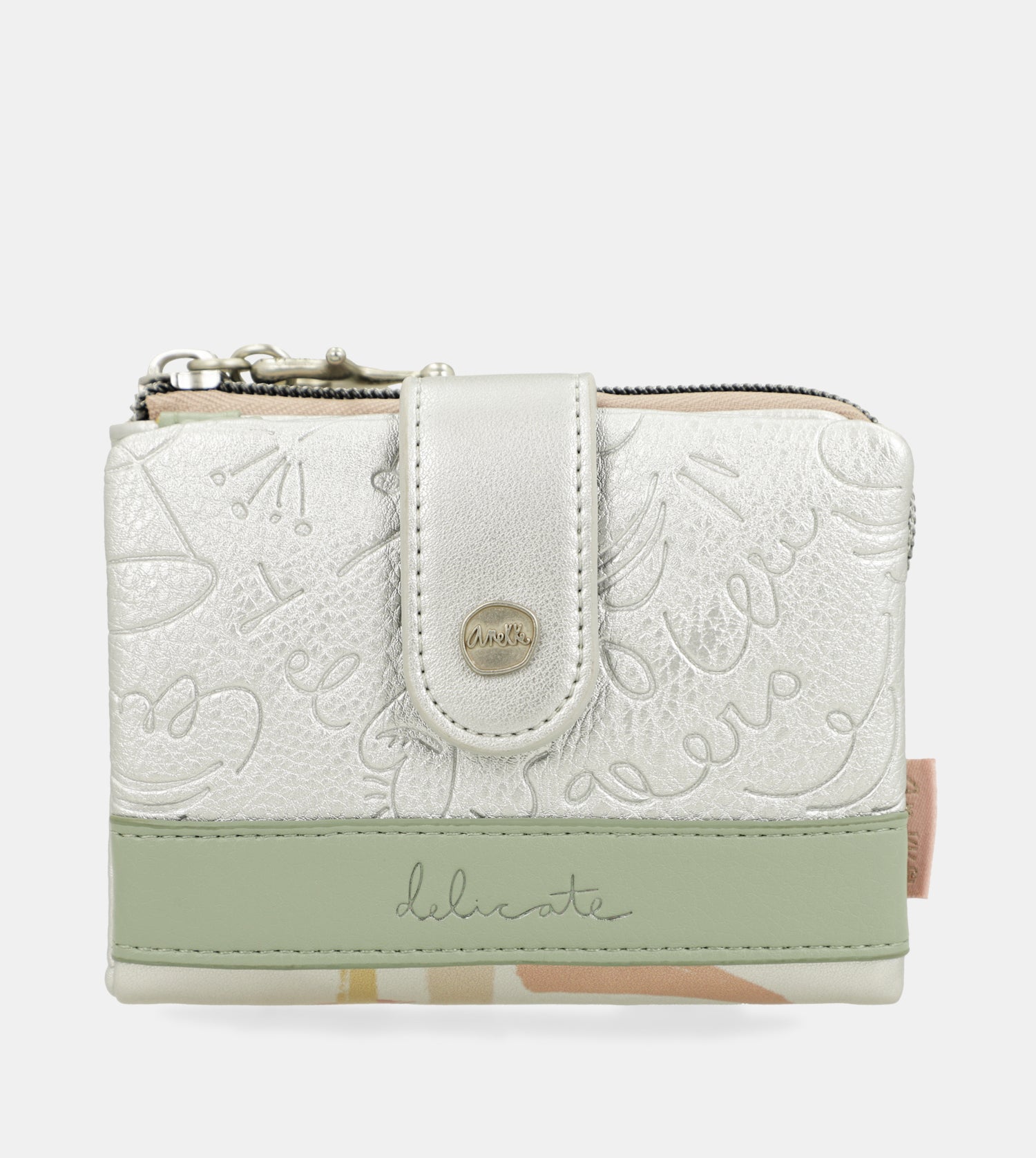 Petit portefeuille flexible Alma RFID