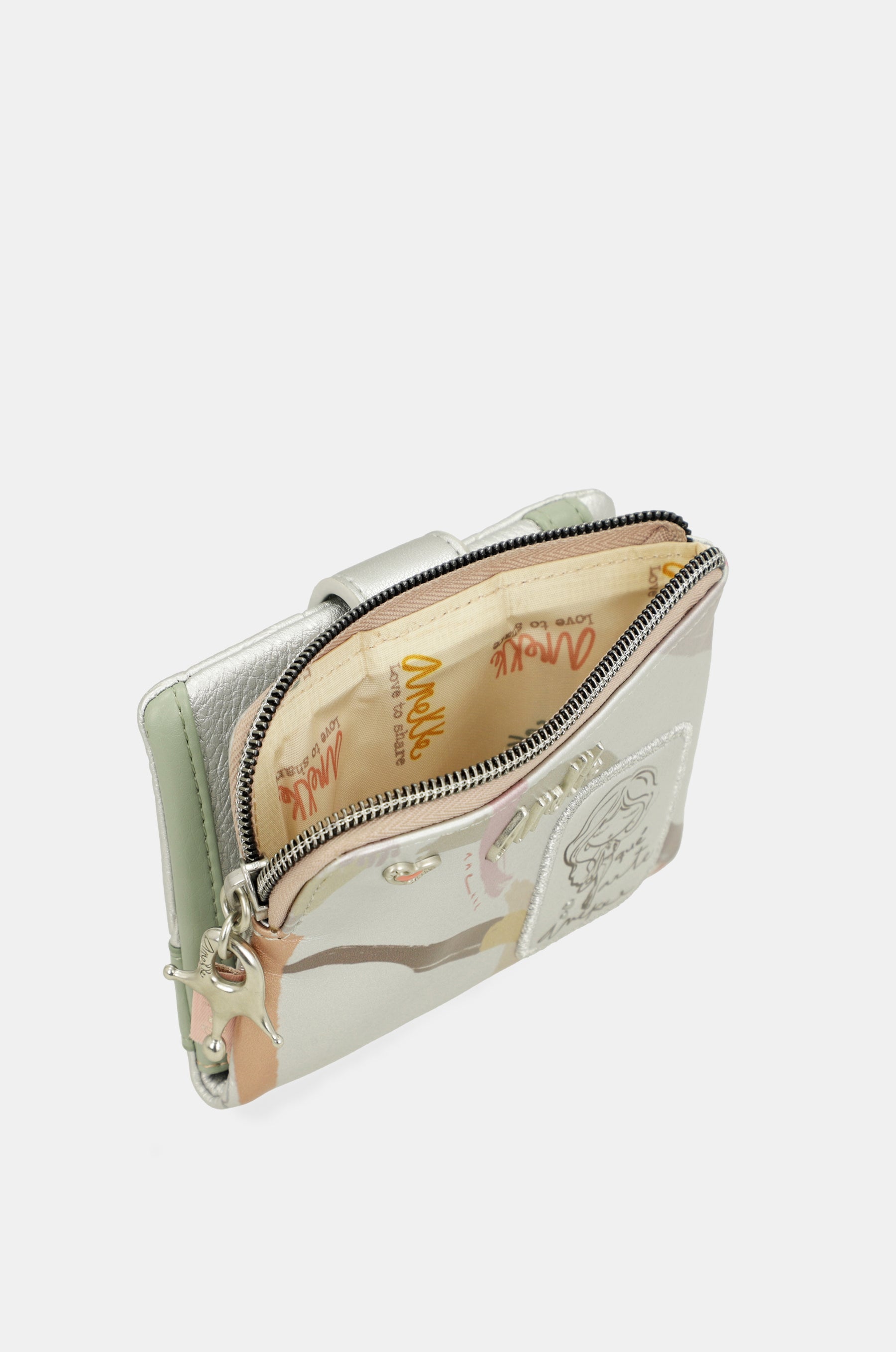 Petit portefeuille flexible Alma RFID